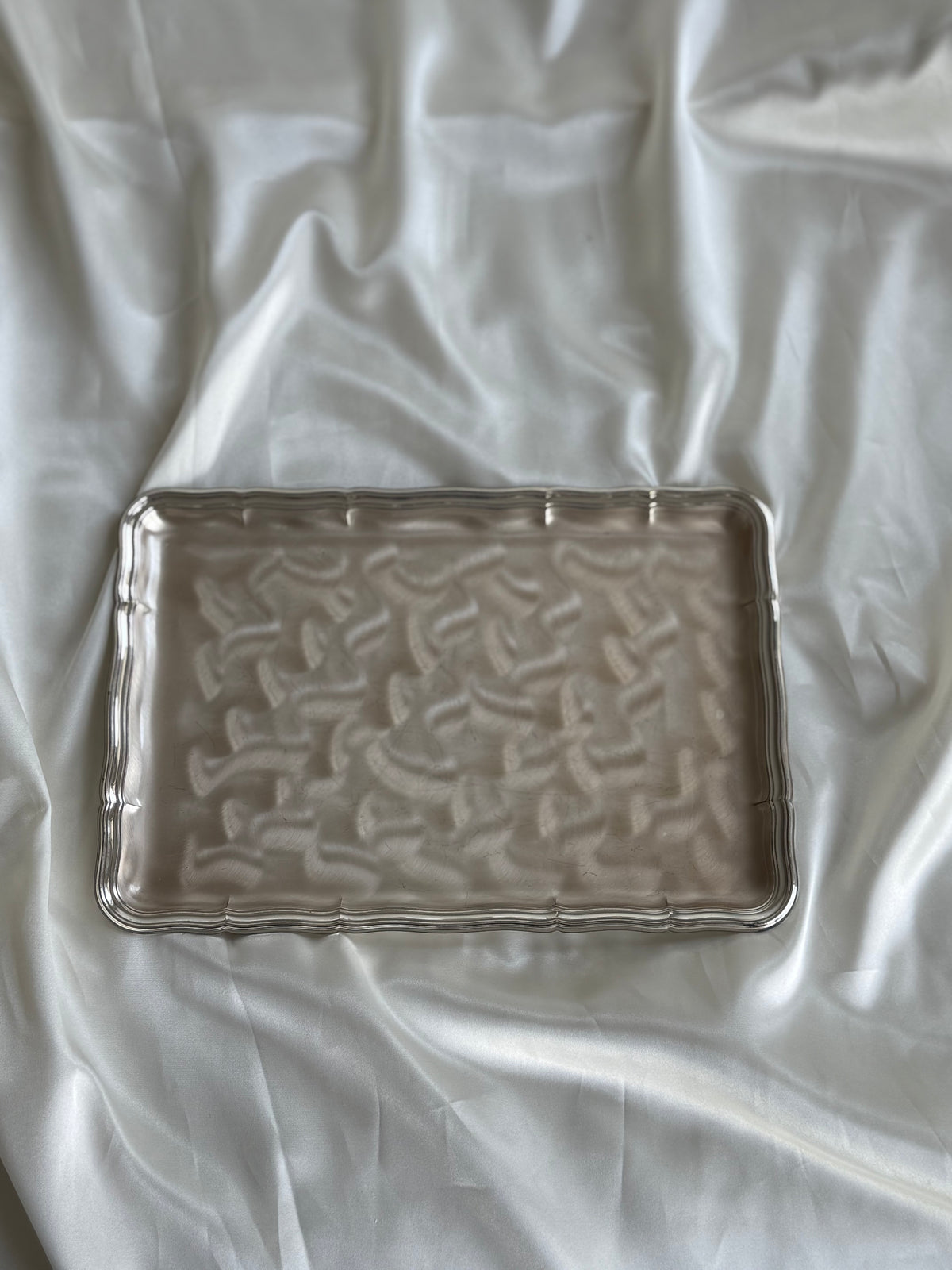 Vintage German WMF Ikora Silver Plated Rectangular Serving Tray