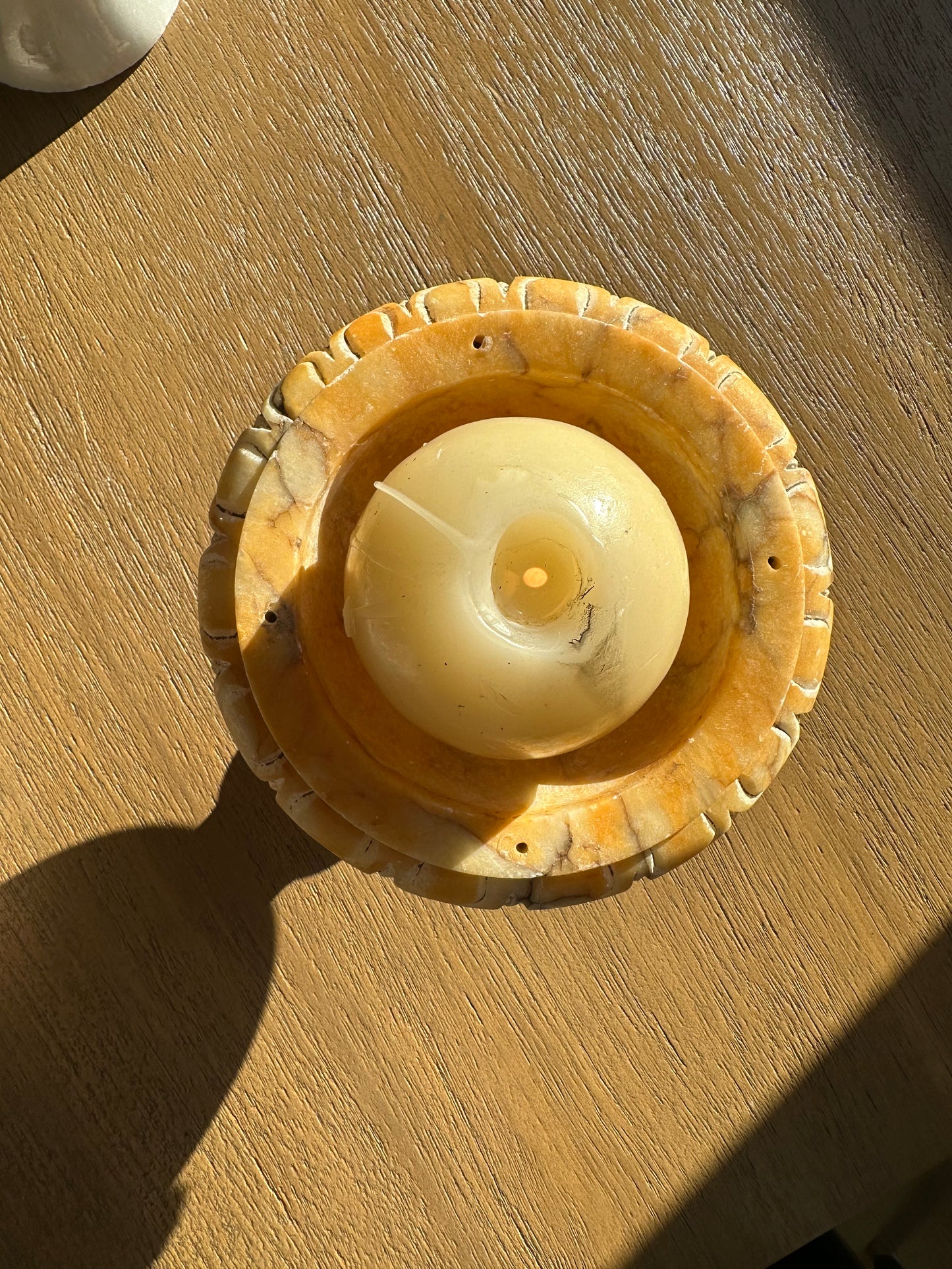 Small alabaster bowl