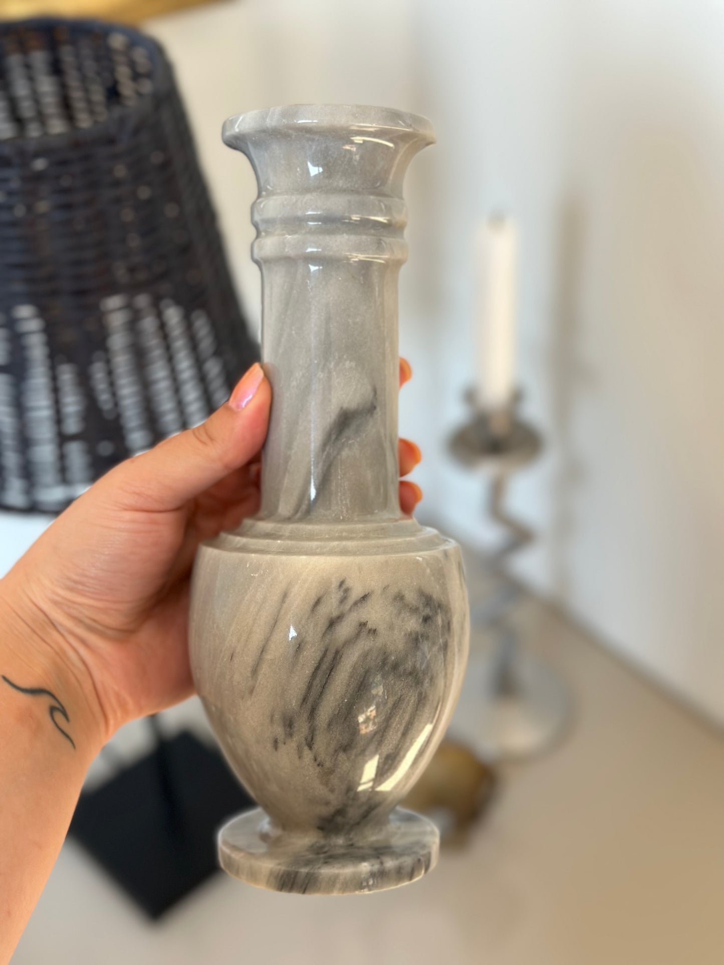 Vintage marble vase