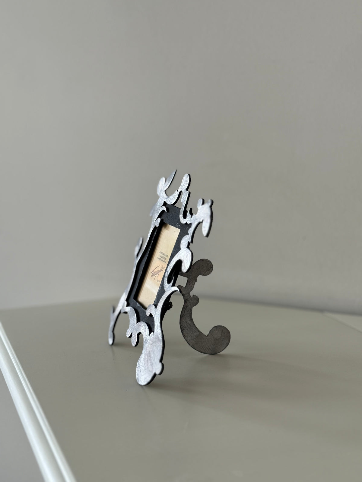 Agnes Bourne Collection Silver-Tone Ornate Picture Frame