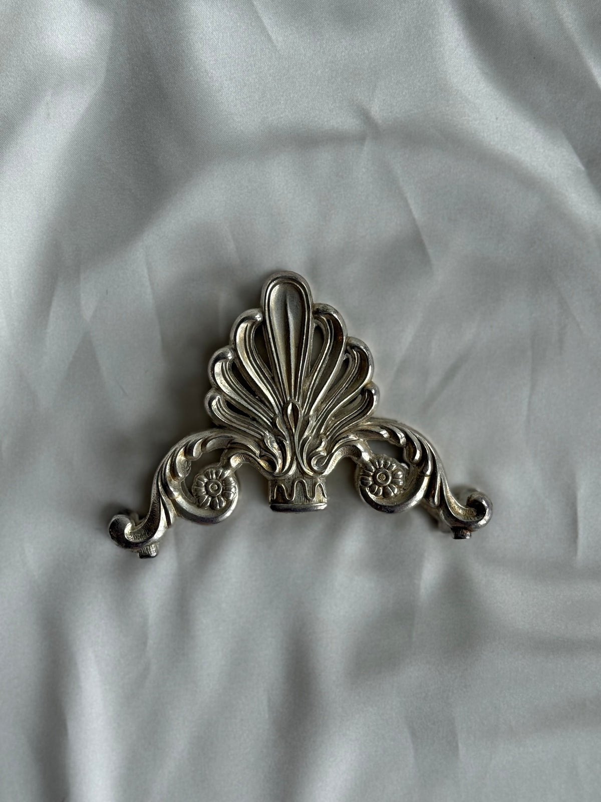 Vintage Silver-Plated Ornate Napkin Holder