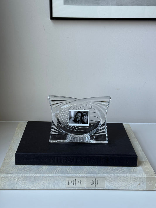 Vintage Mikasa Crystal Photo Frame