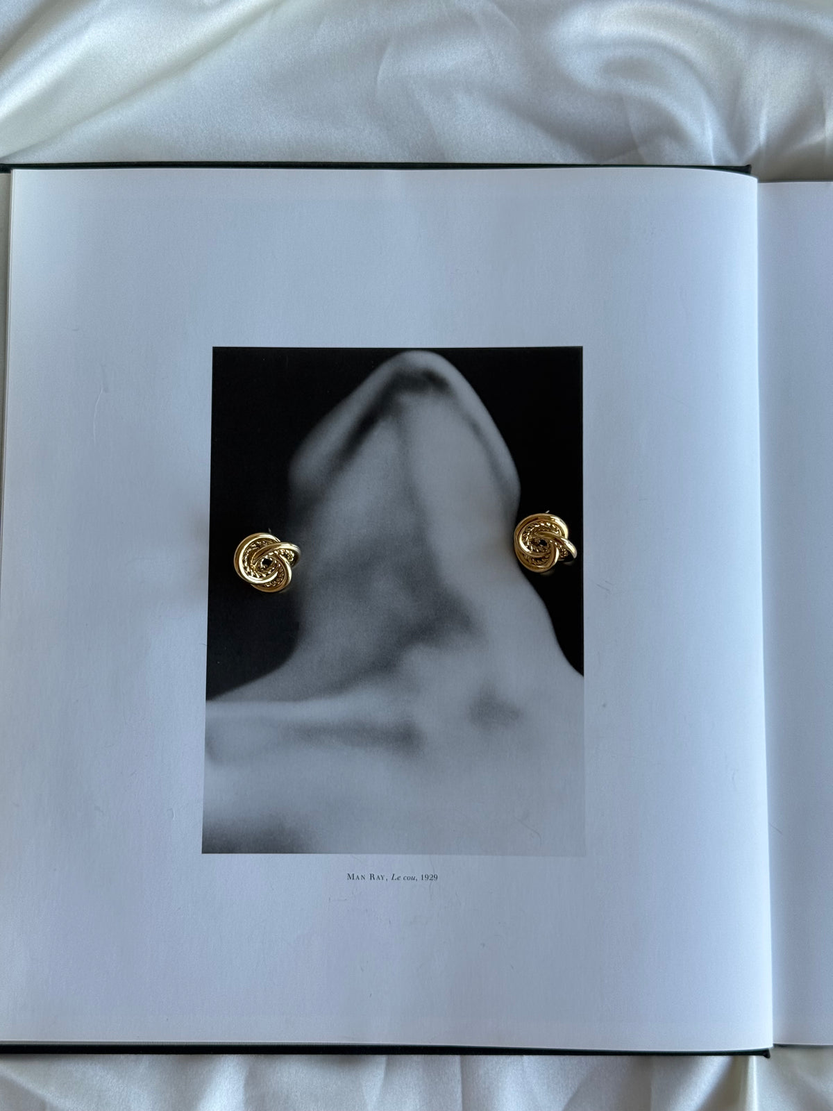 Vintage Gold-Tone Knot Stud Earrings