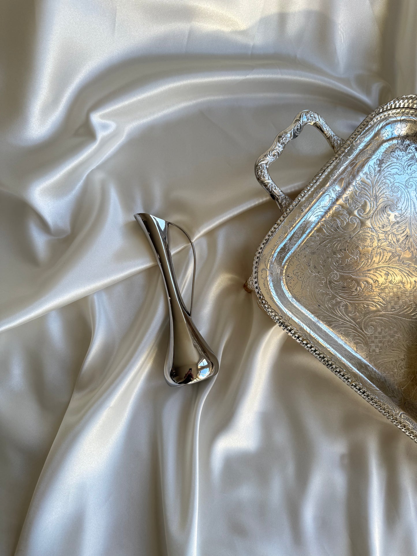 Vintage Silver Plated Bud Vase