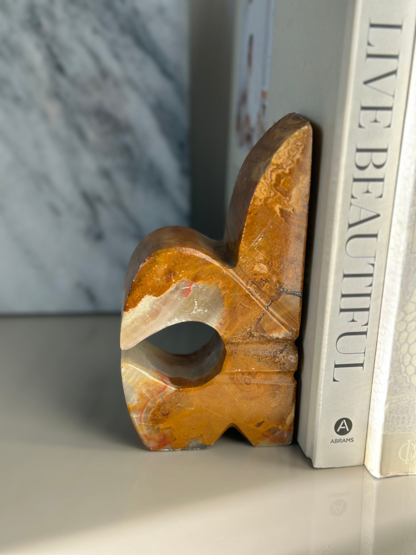 Vintage onyx bookend