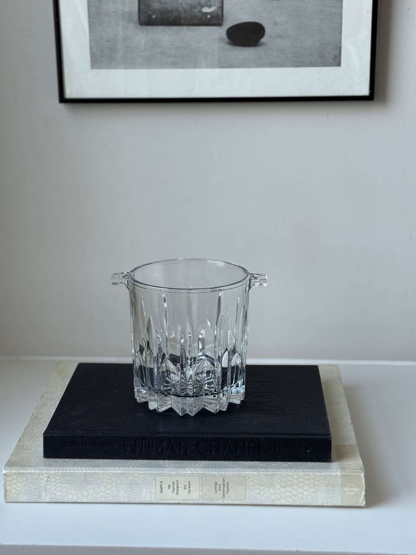 Vintage Italian crystal ice holder