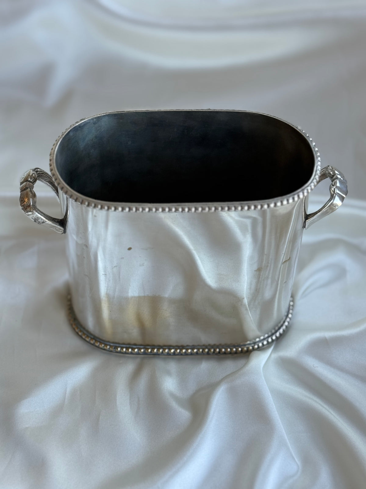 Vintage Silver-Plated Double Wine Cooler