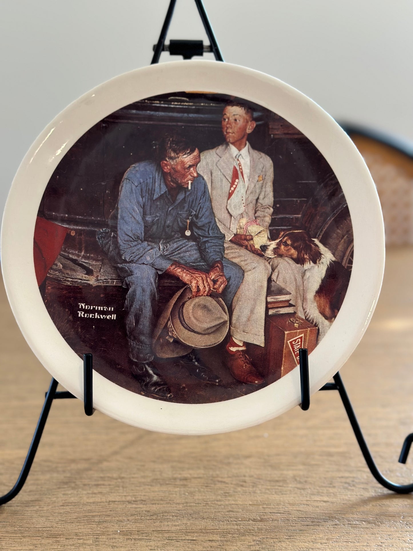 Norman Rockwell plate