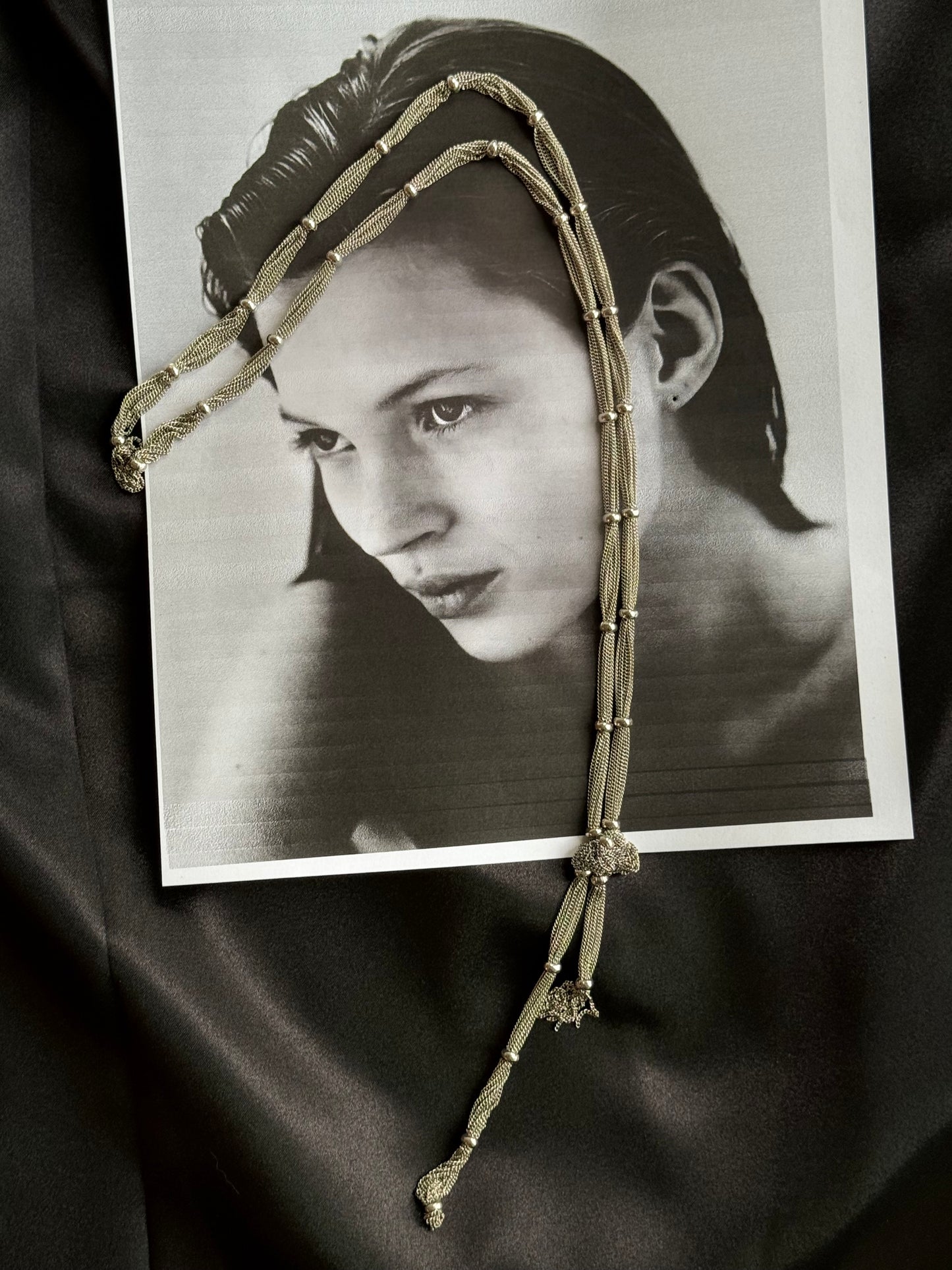 Silver-Tone Knot Chain Necklace