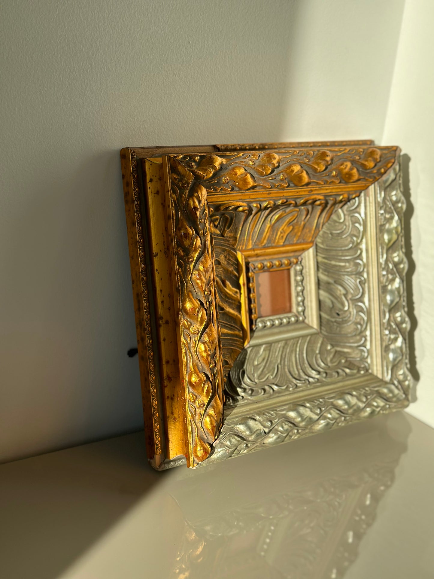 Handmade giltwood picture frame