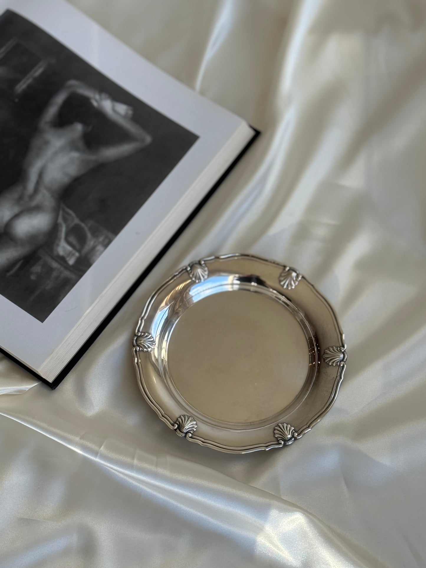 Vintage Silver Plated Vanity Tray