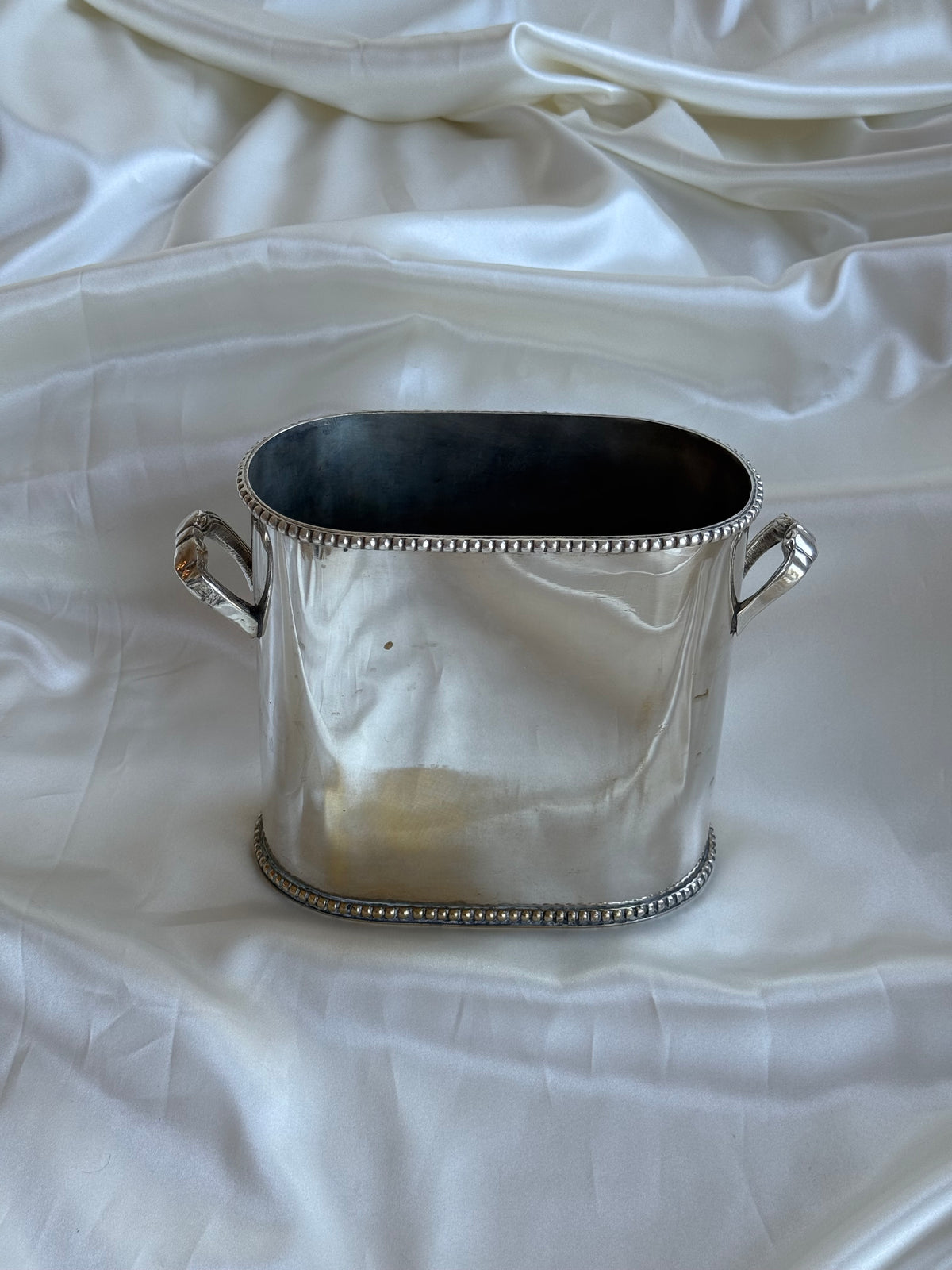 Vintage Silver-Plated Double Wine Cooler