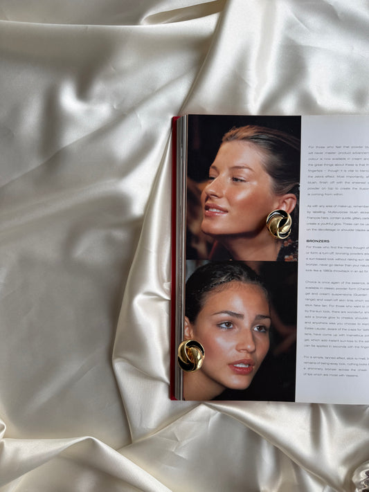 Vintage Knot Clip-On Earrings