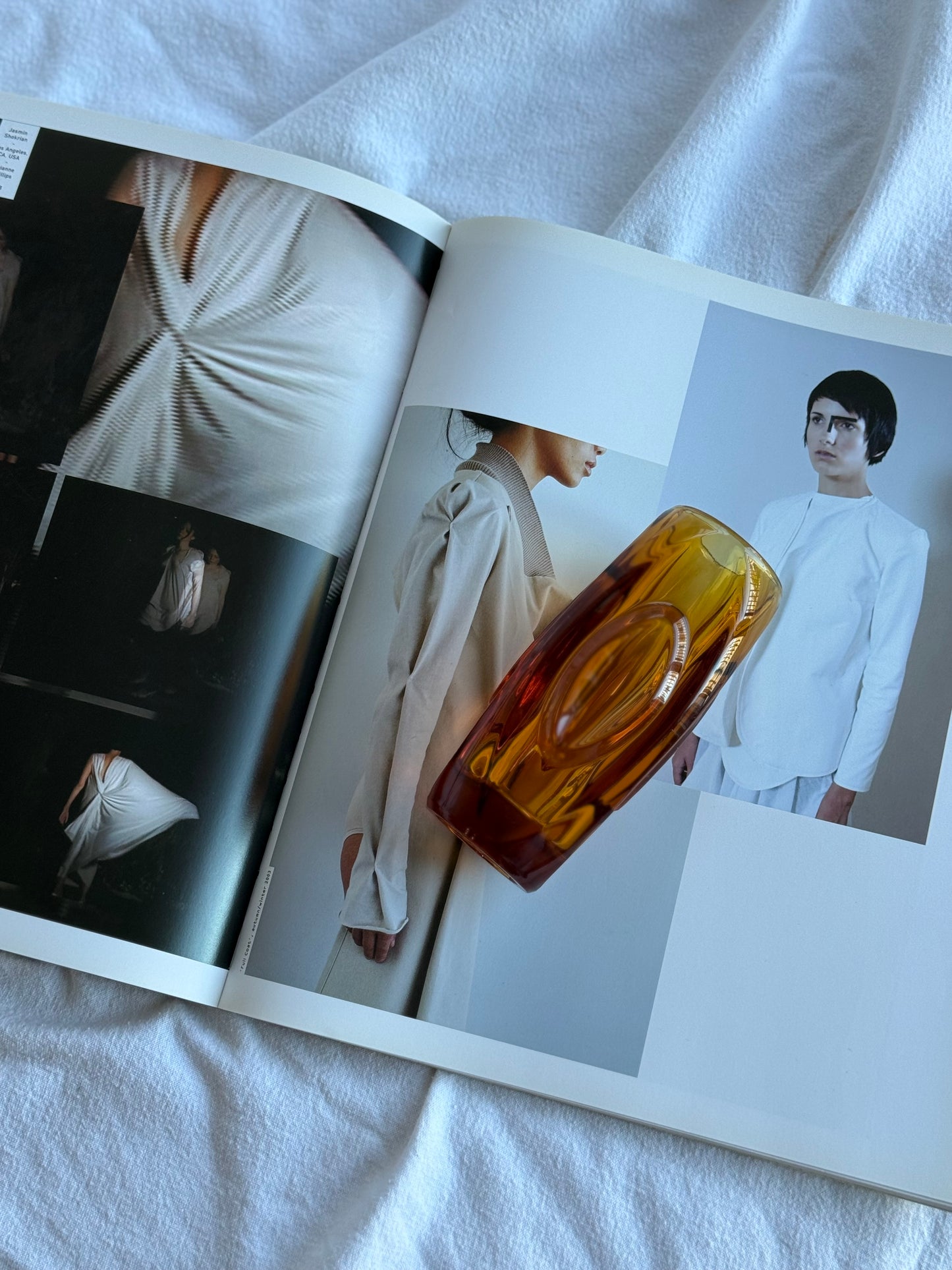 Mid-Century Czech Amber Art Glass Vase Bohemia Hand-Blown