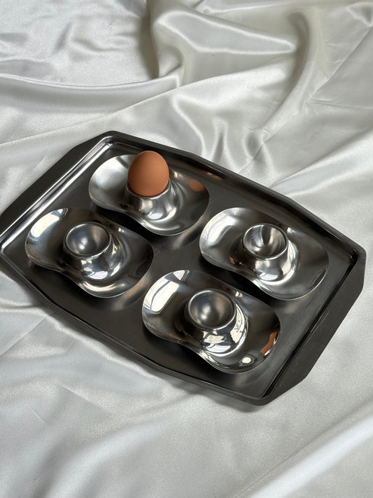 WMF Cromargan Egg Cups – Set of 4 | Germany