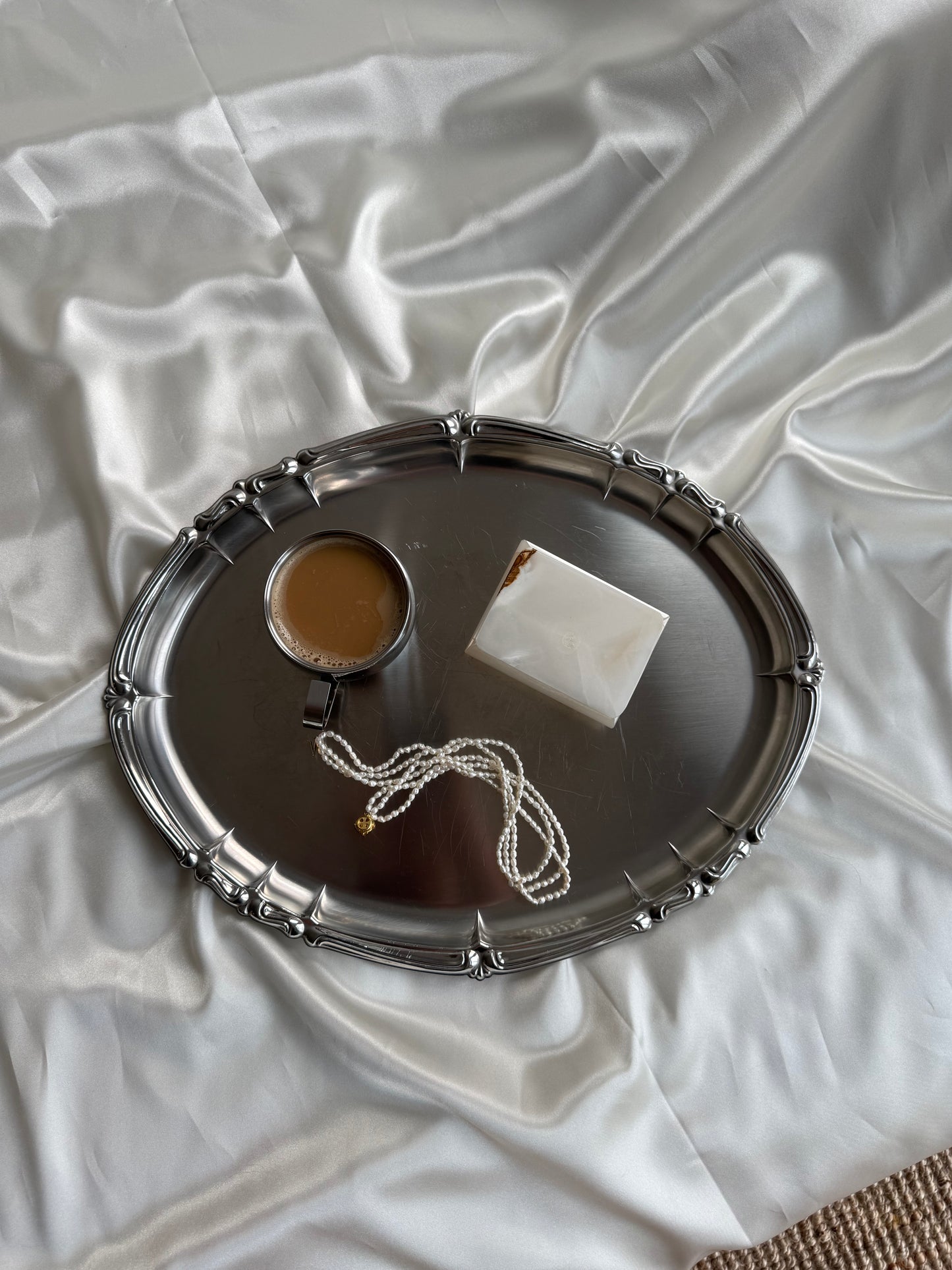 Vintage Onyx Trinket Box