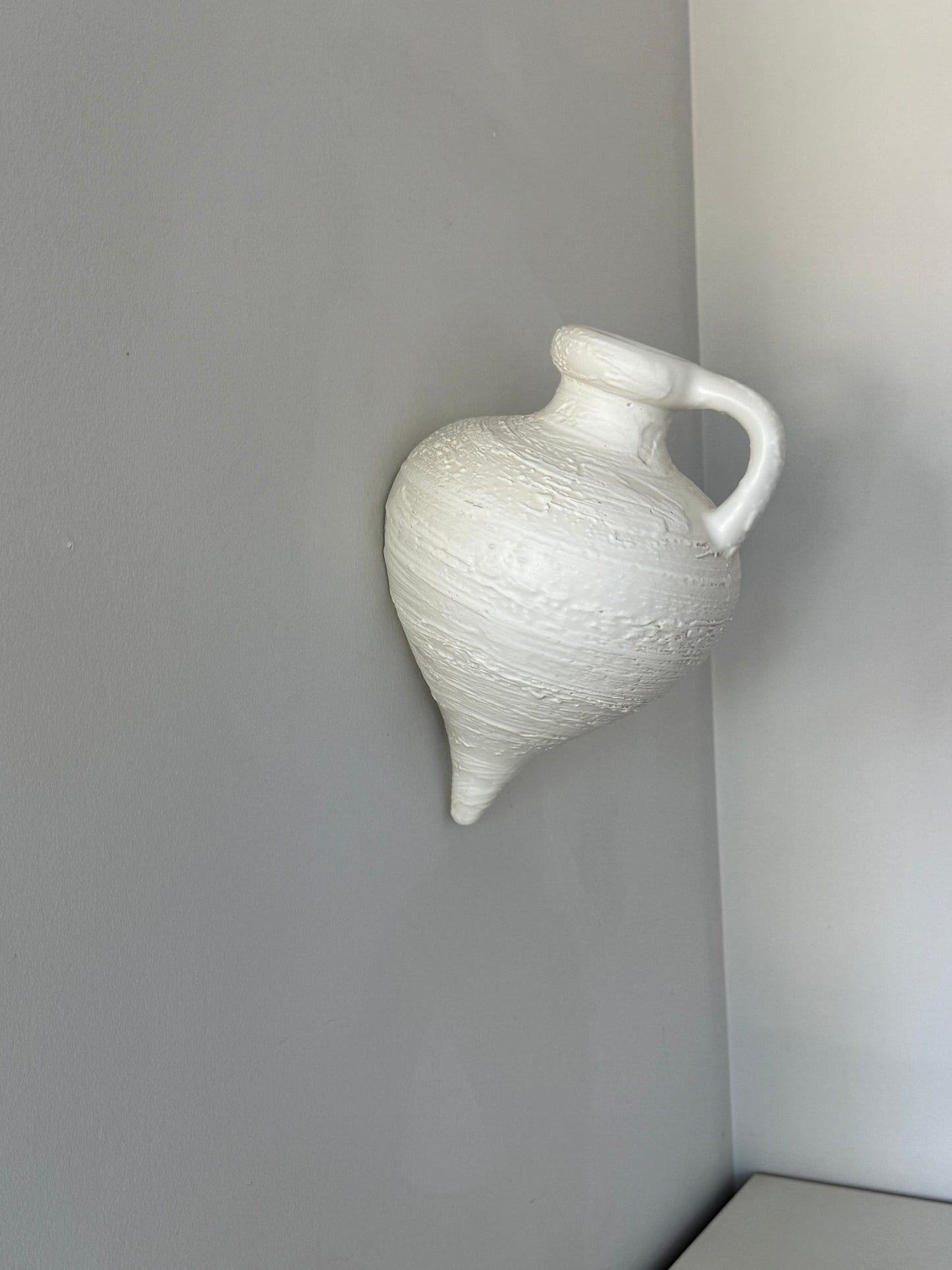 Vintage Textured Wall Pocket Vase