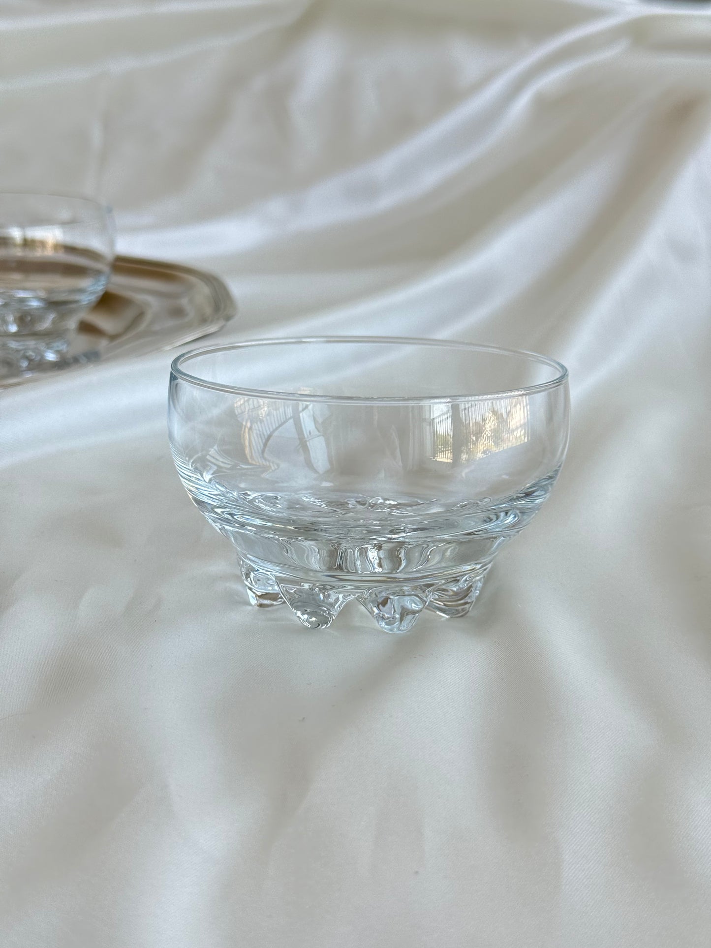 Set of 5 Vintage Italian Glass Dessert Bowls