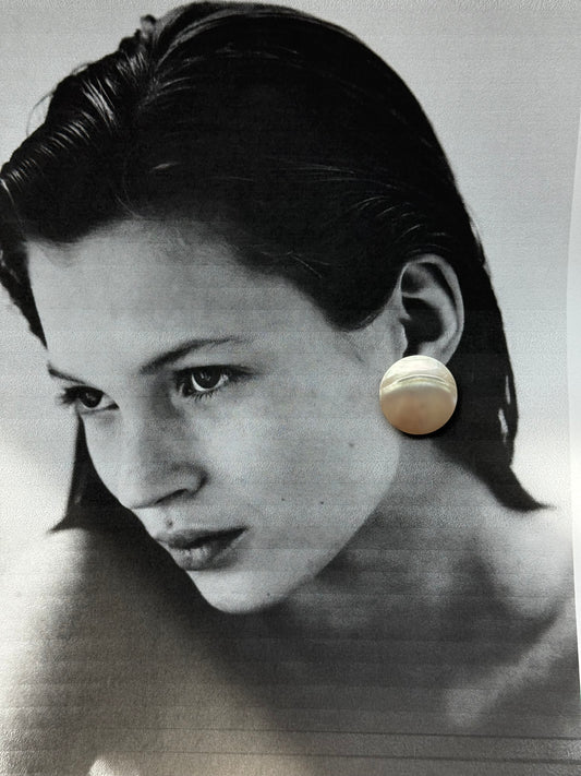 Vintage Round Stud Earrings