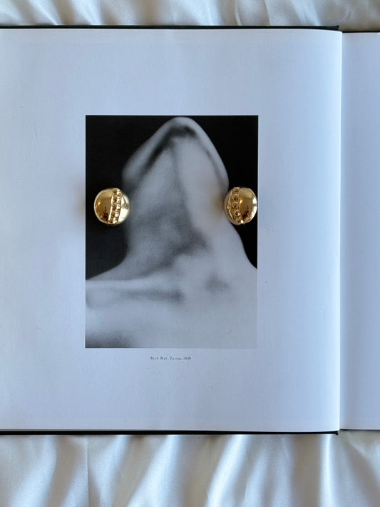 Vintage Lightweight Gold-Toned Clip-On Earrings