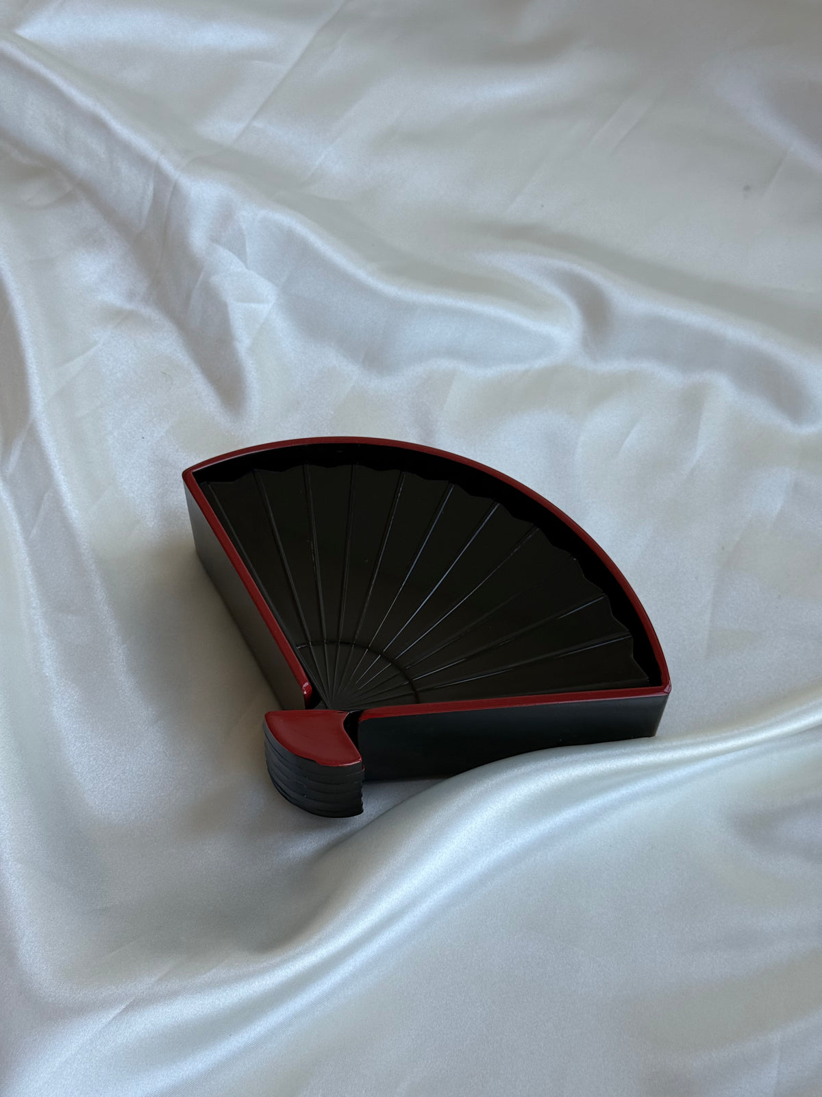 Vintage Otagiri Japanese Fan Coasters — Set of Six, 1980