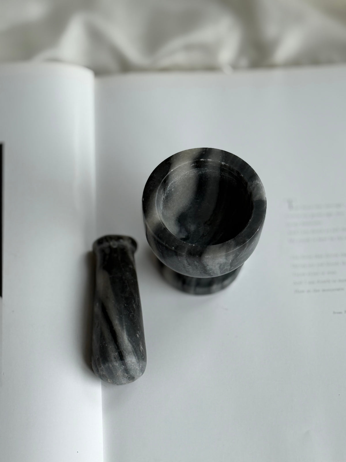 Small Marble Mortar & Pestle