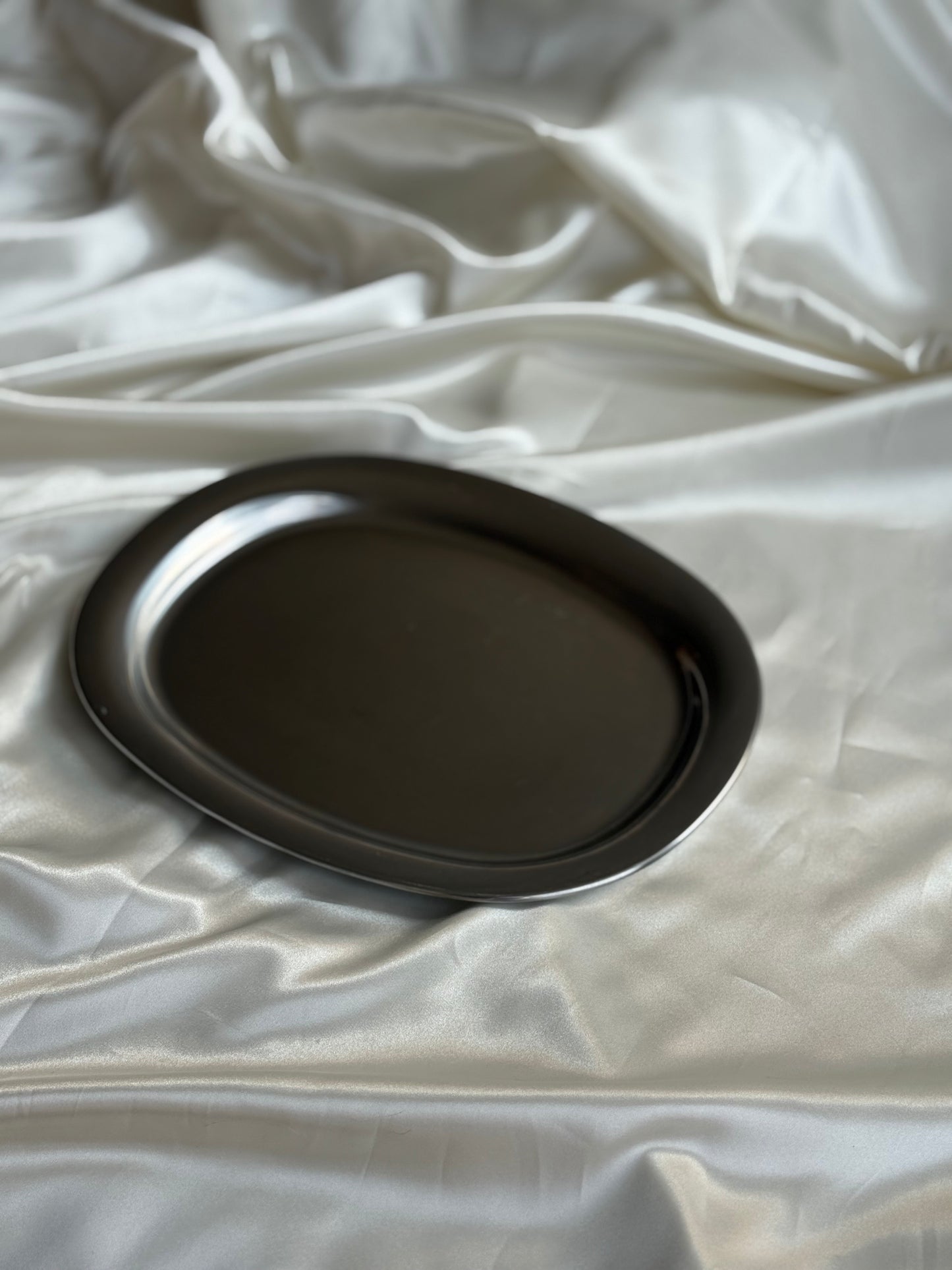 Alessi Jasper Morrison Stainless Steel Serving Tray — Italy, 2000