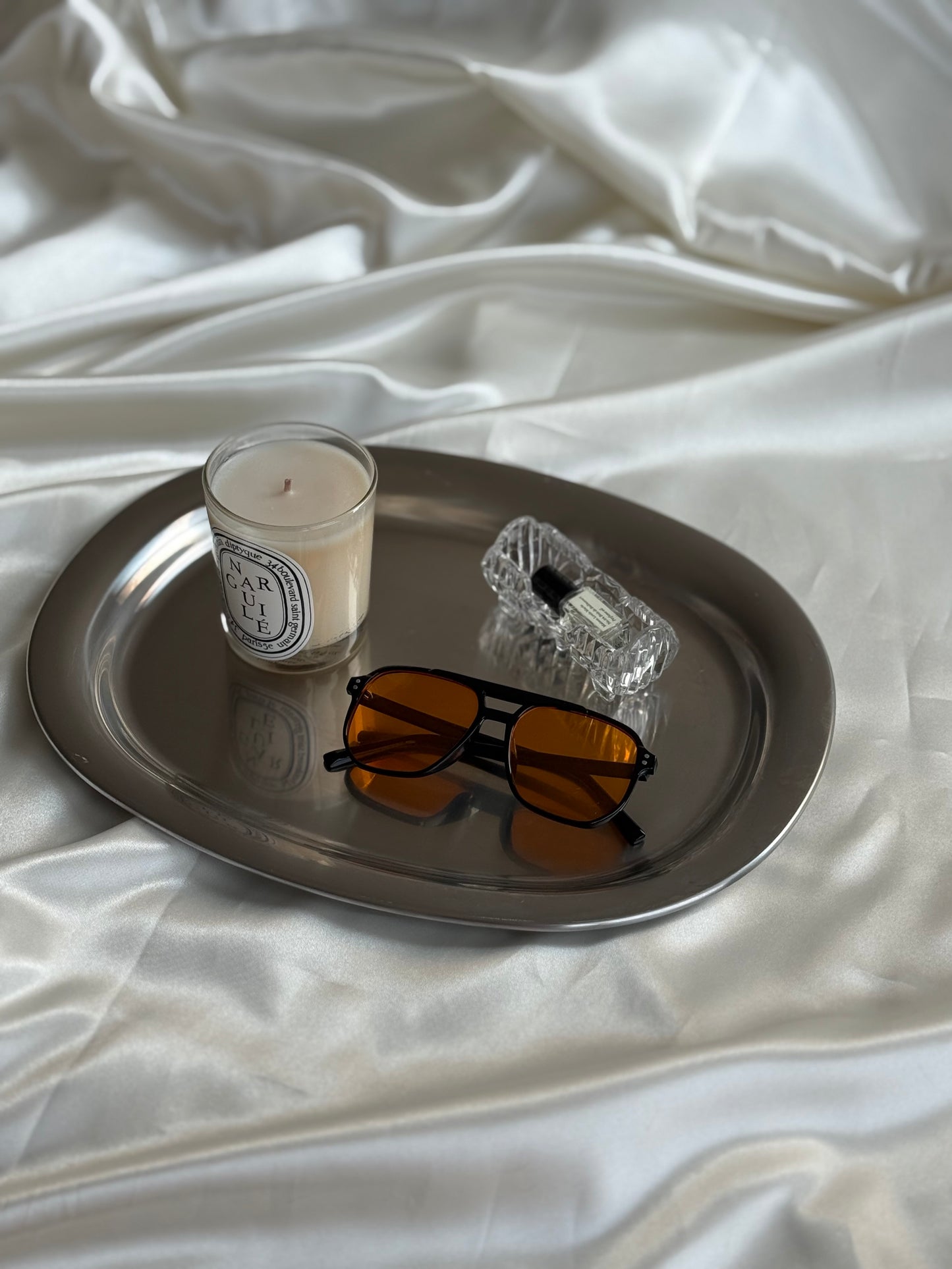 Alessi Jasper Morrison Stainless Steel Serving Tray — Italy, 2000
