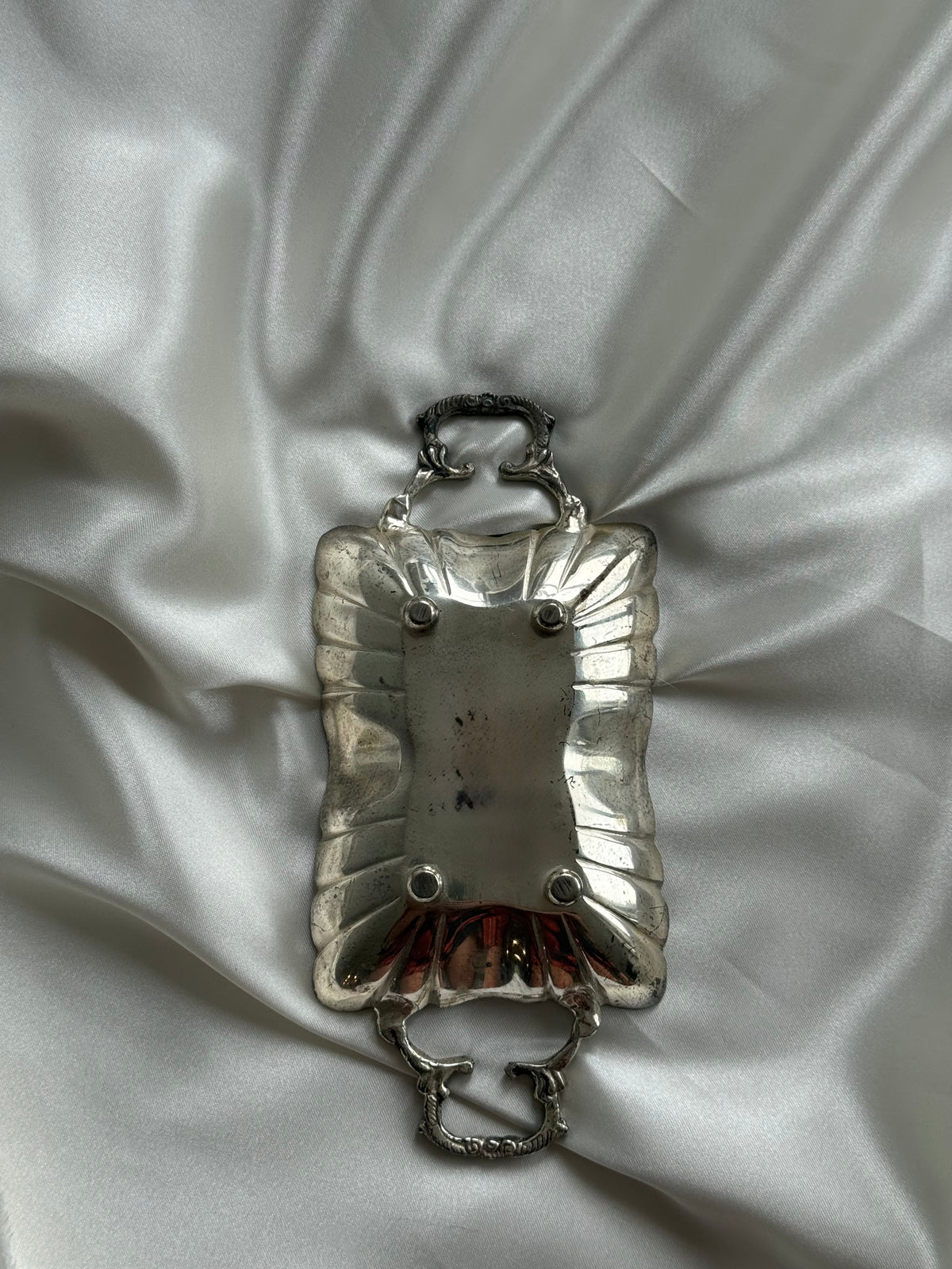 Vintage Silver-Plated Miniature Tray
