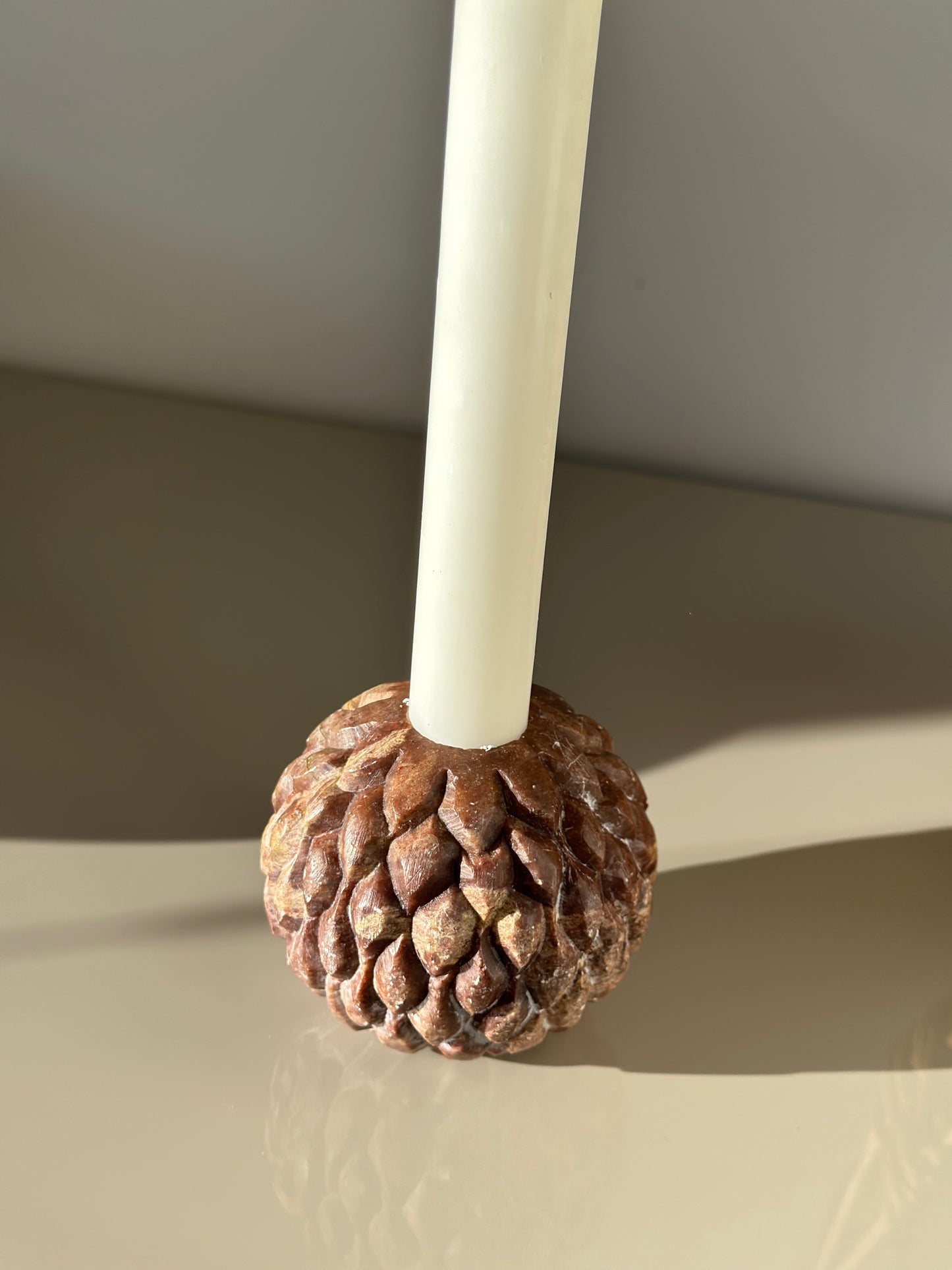 Marble candlestick