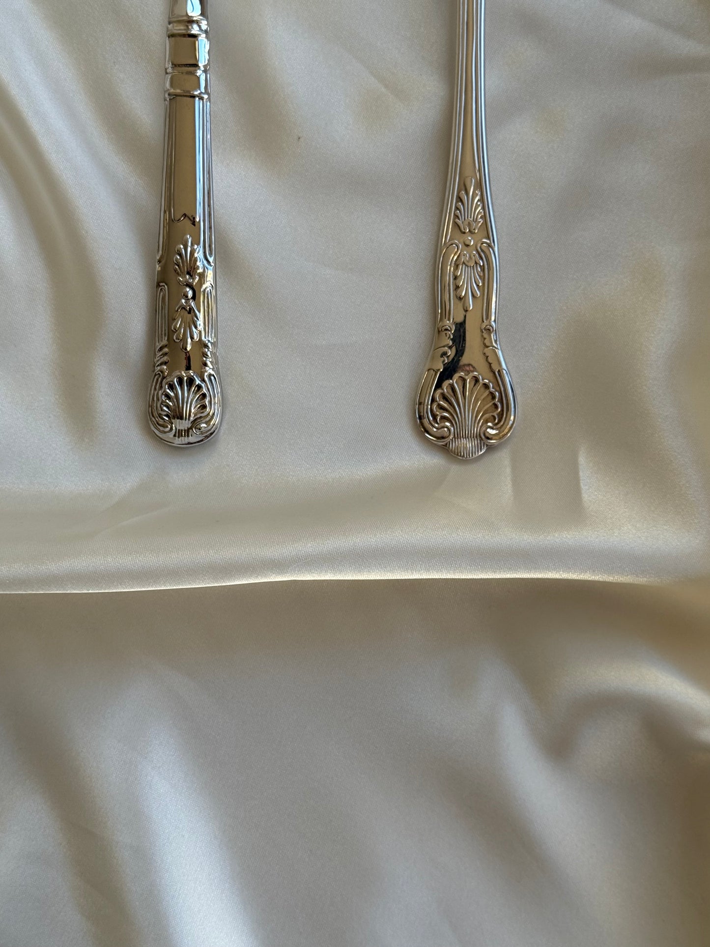 Silver-Plated Cake Server & Fork