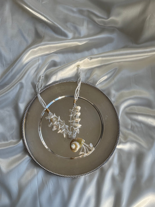 Vintage Multi-Strand Seashell Statement Necklace