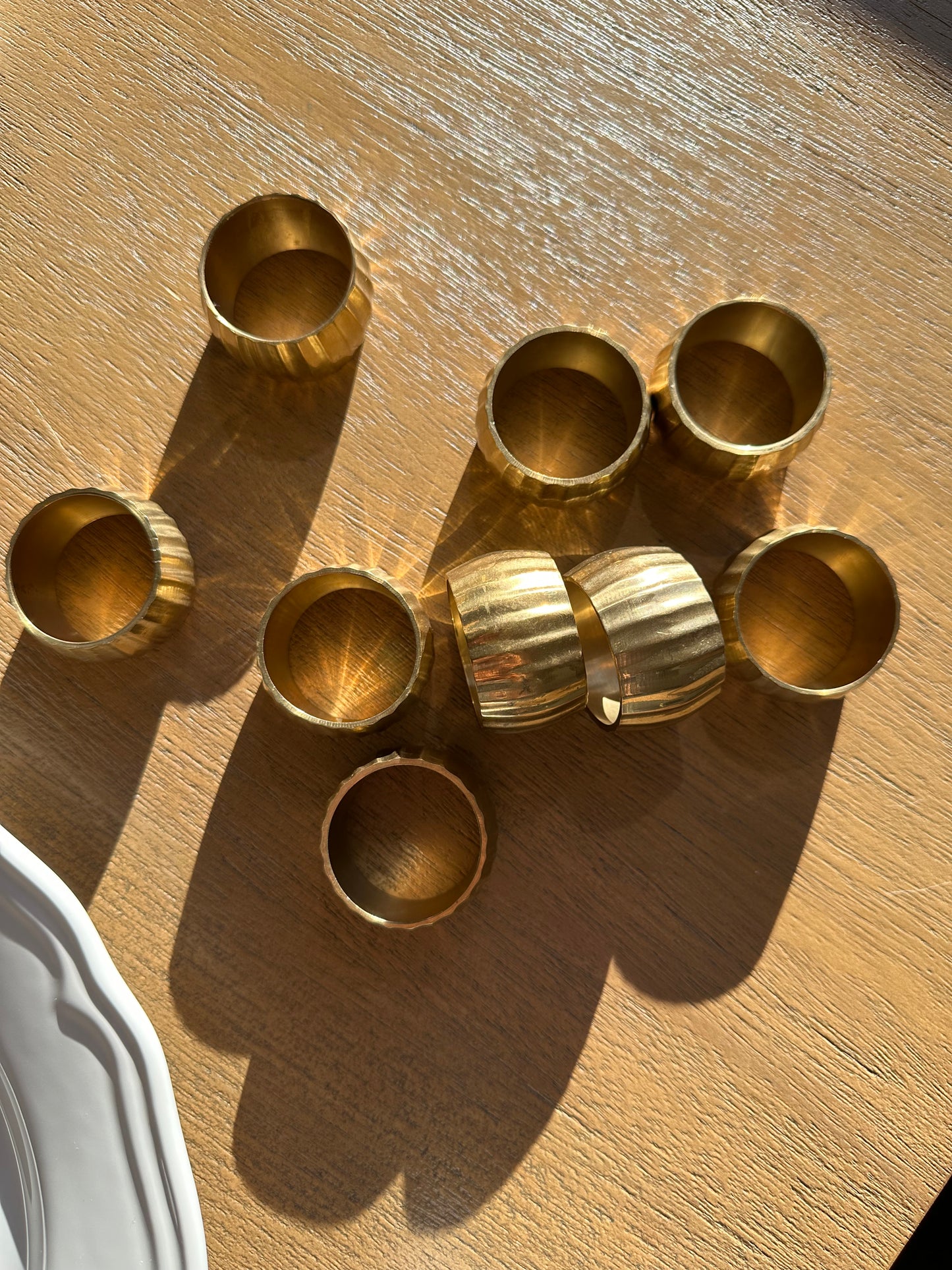 Brass napkin holders