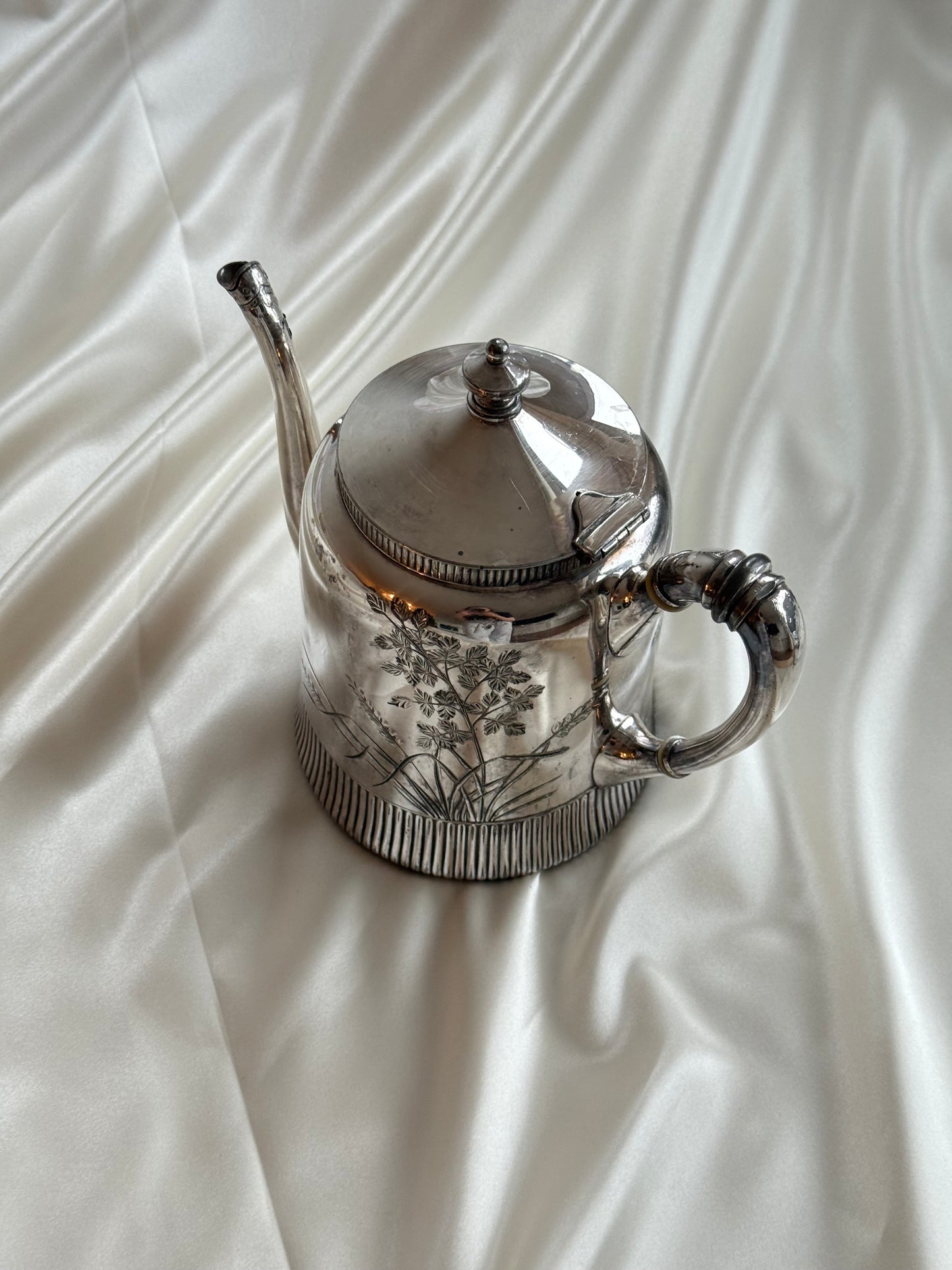 Vintage silver plated teapot
