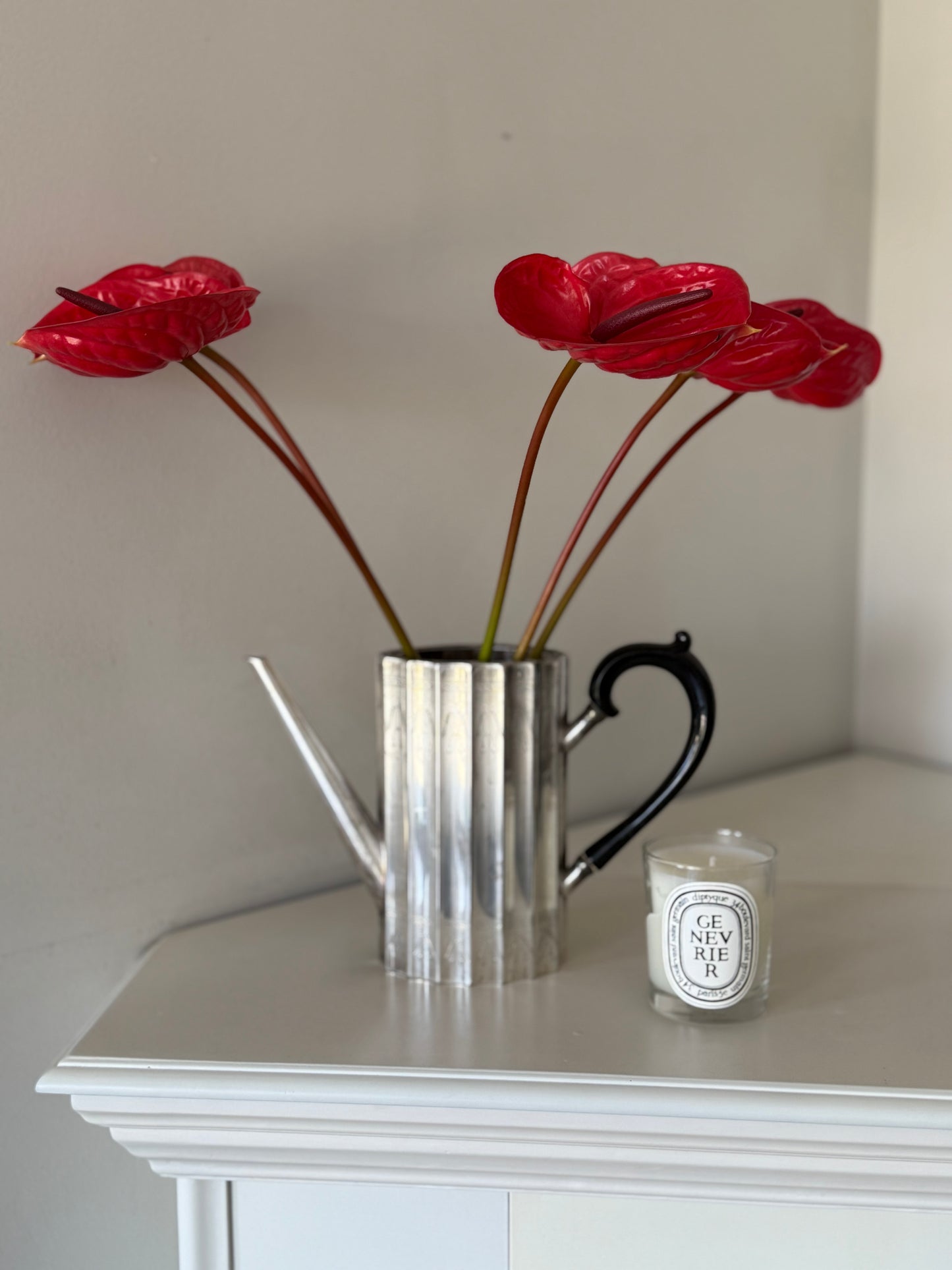 Vintage Silver-Plated Watering Can