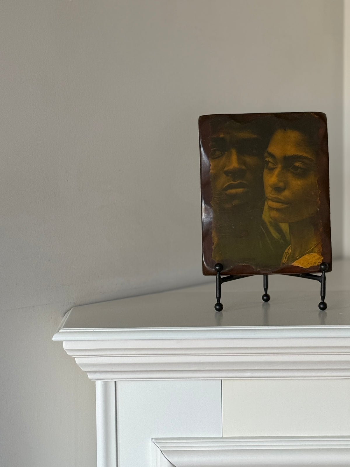 Vintage Portrait Wall Art – Sepia-Toned Couple