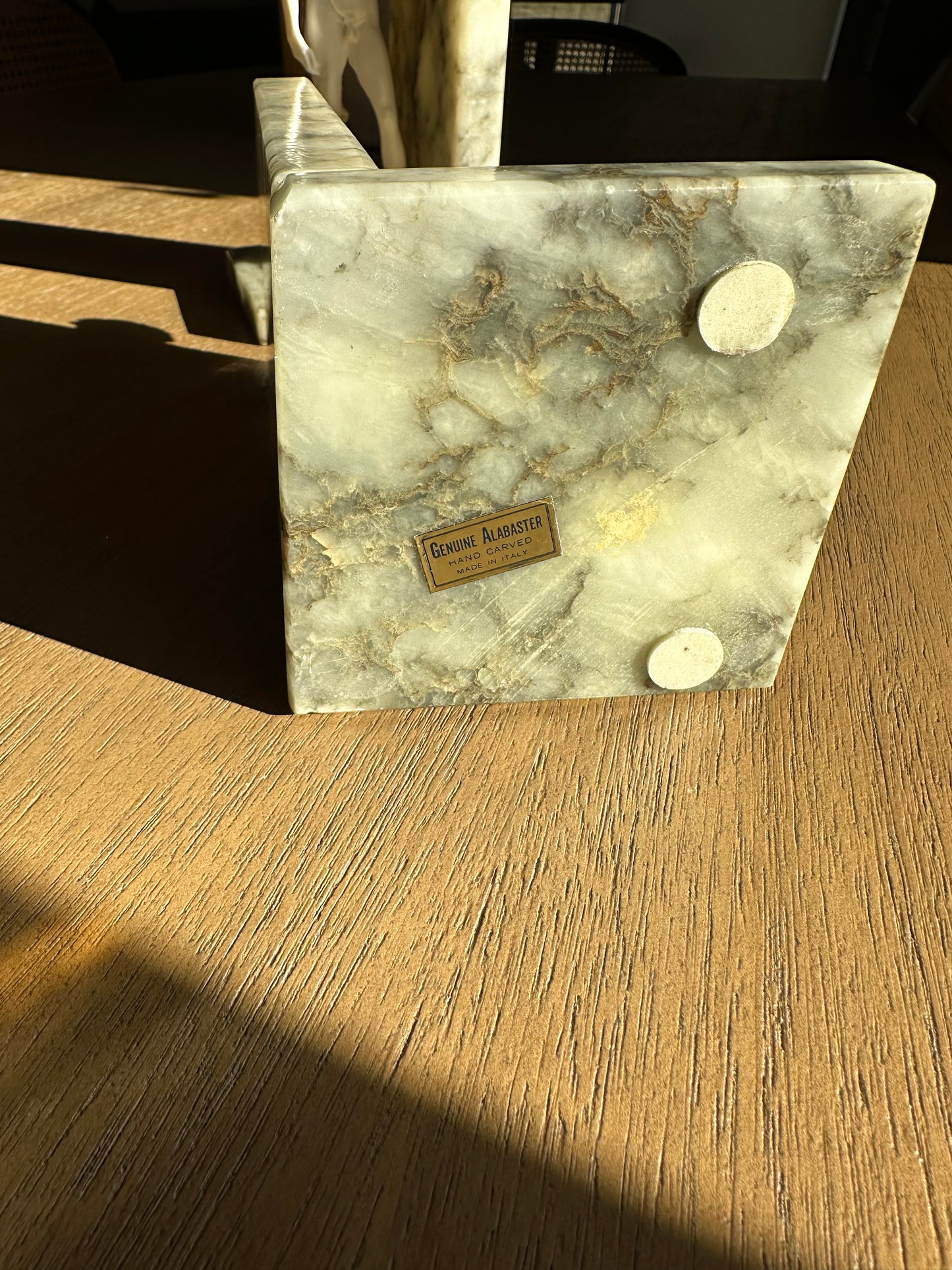 Italian Alabaster bookends