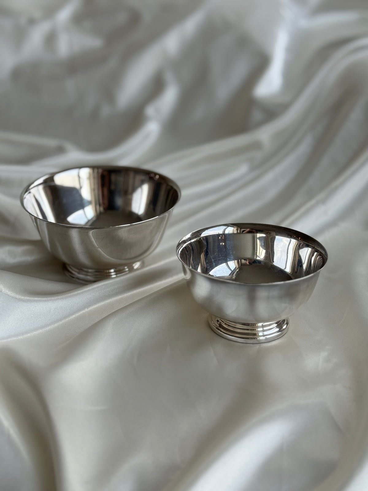 Vintage Gorham Silver Plated Revere-Style Bowls – Set of 2