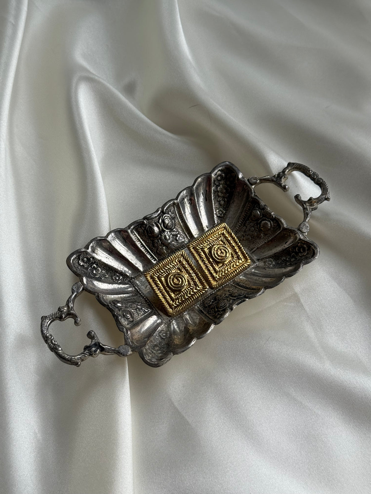 Vintage Silver-Plated Miniature Tray