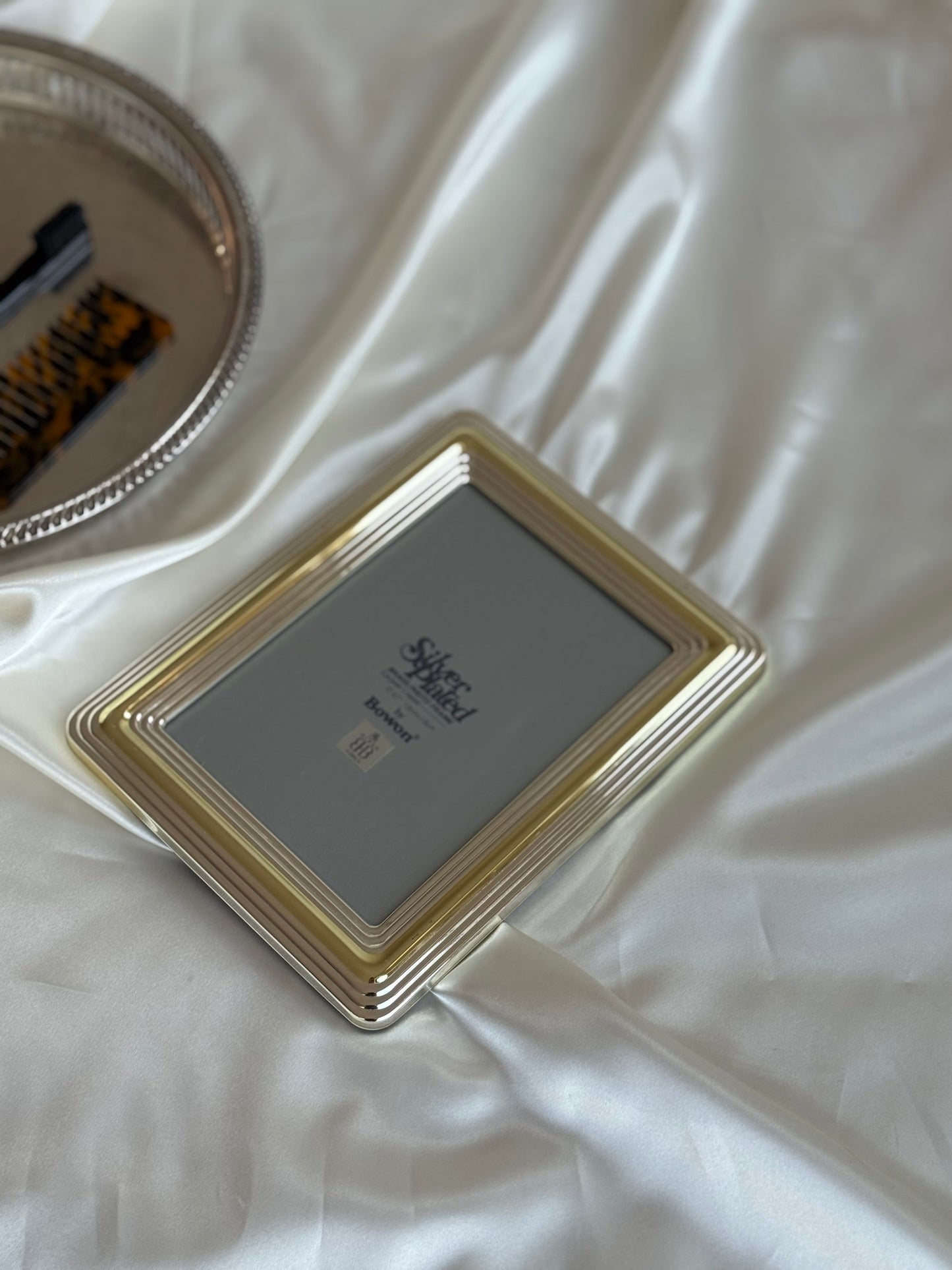 Silver Plated Brass Photo Frame by Bowon