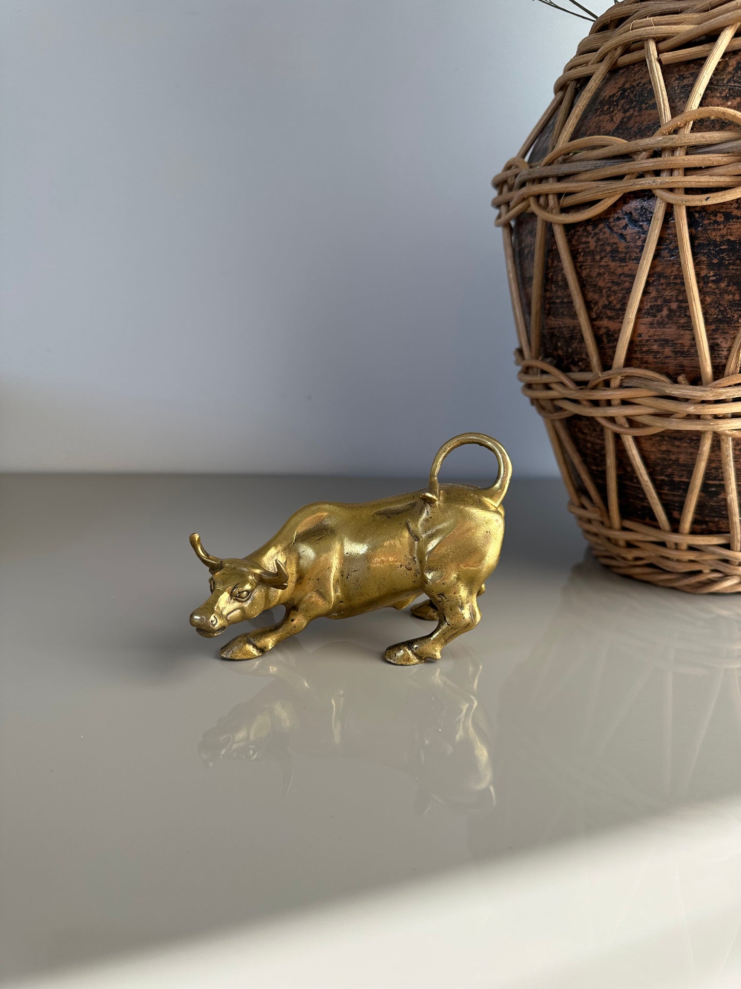 Brass Lucky bull