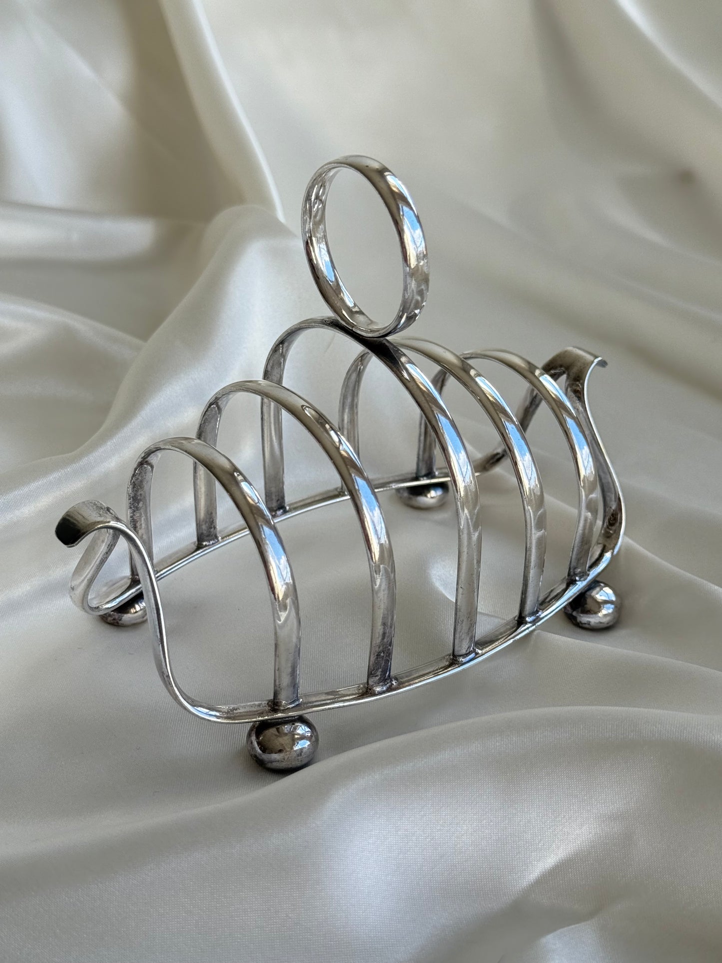 Vintage English Silver Plate Toast Rack