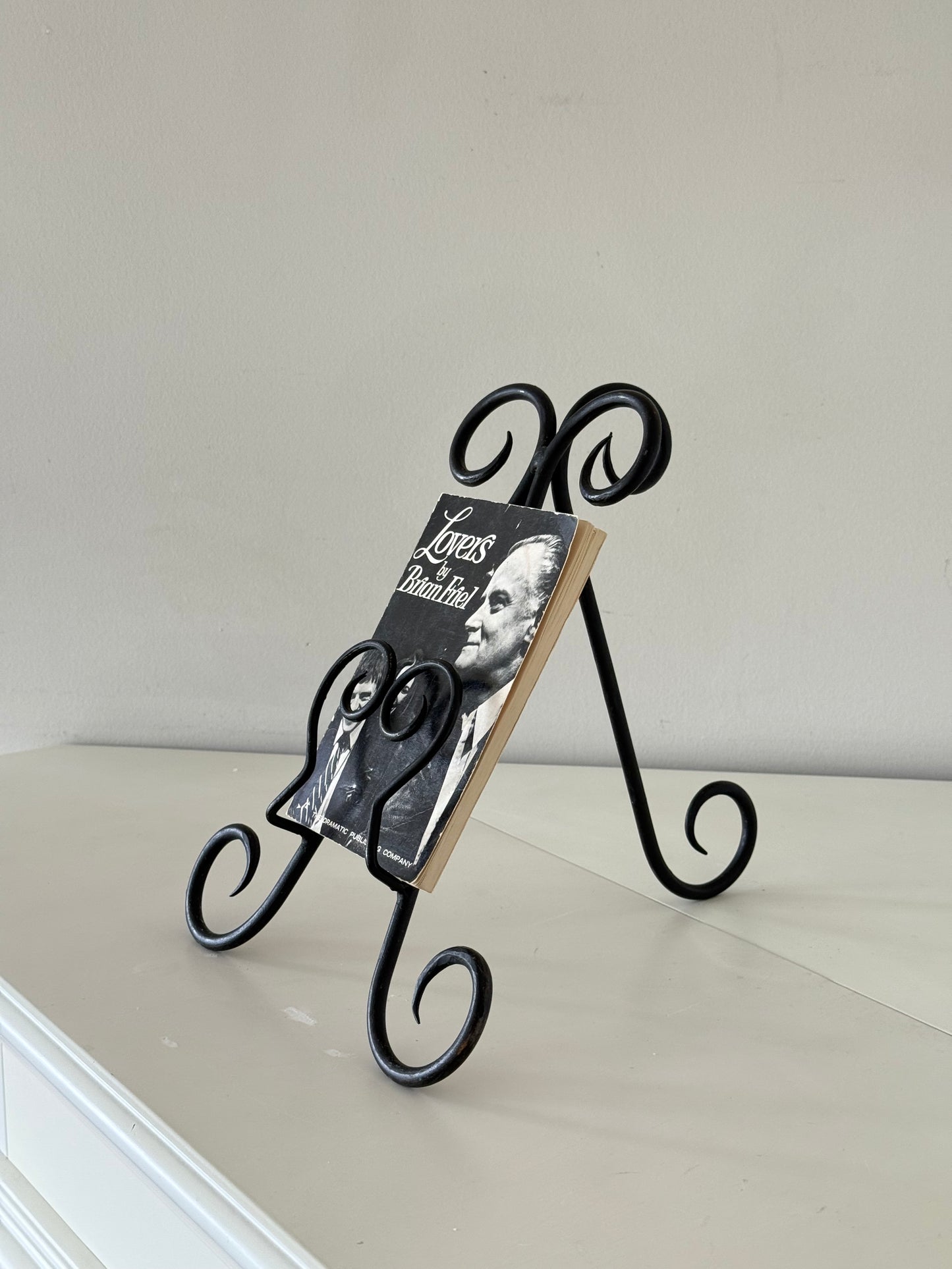 Vintage Wrought Iron Display Easel