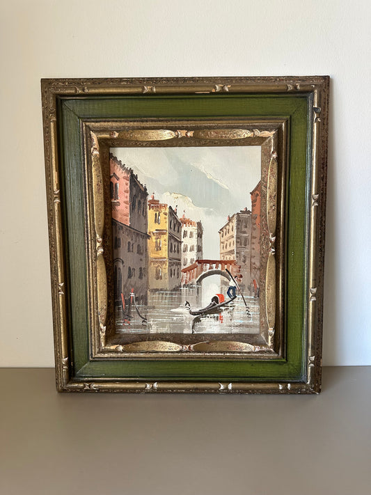 Venice canal painting