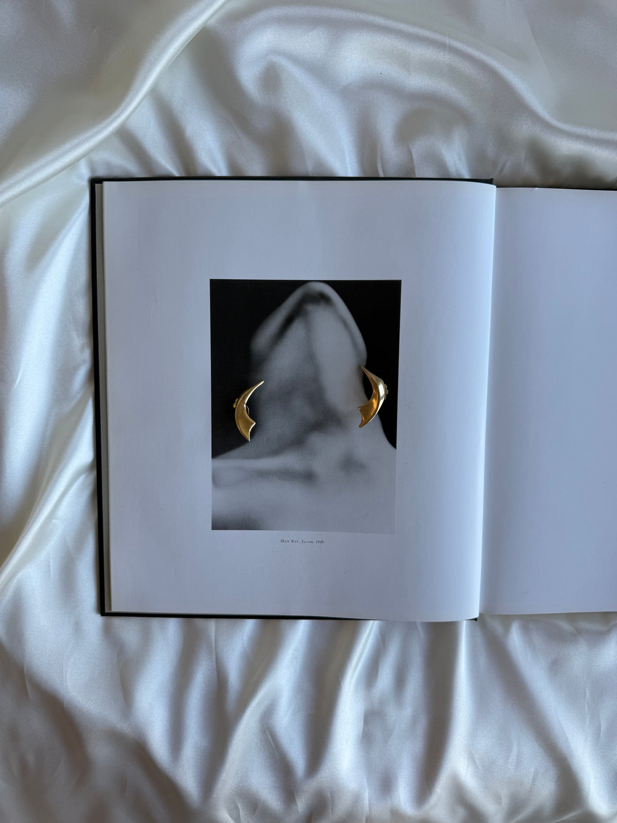Vintage Sculptural Gold-Tone Clip-On Earrings