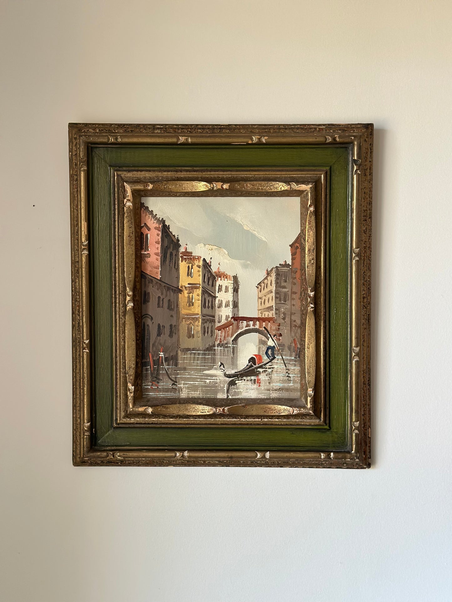 Venice canal painting