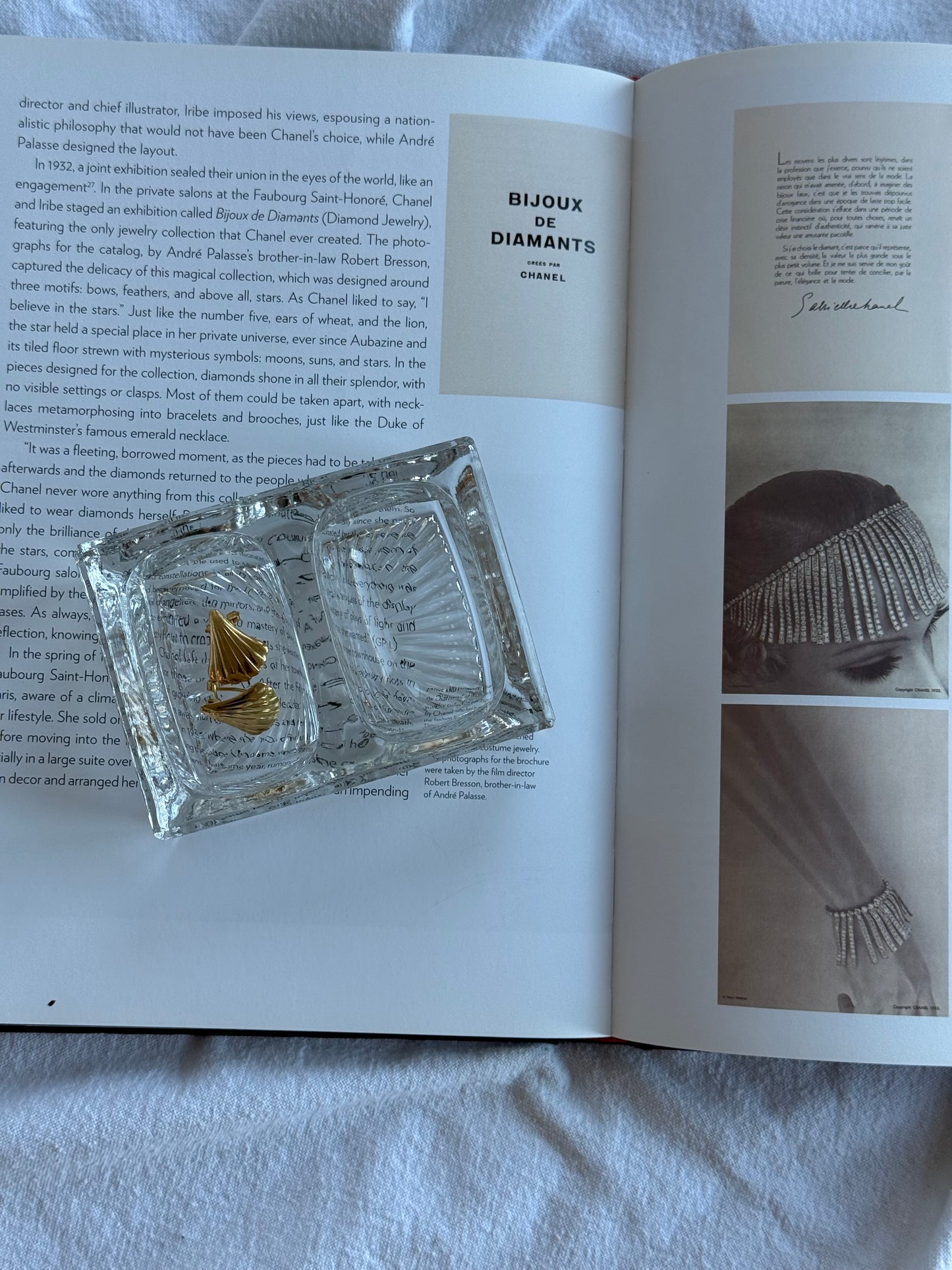 Vintage Pressed Glass Divided Dish