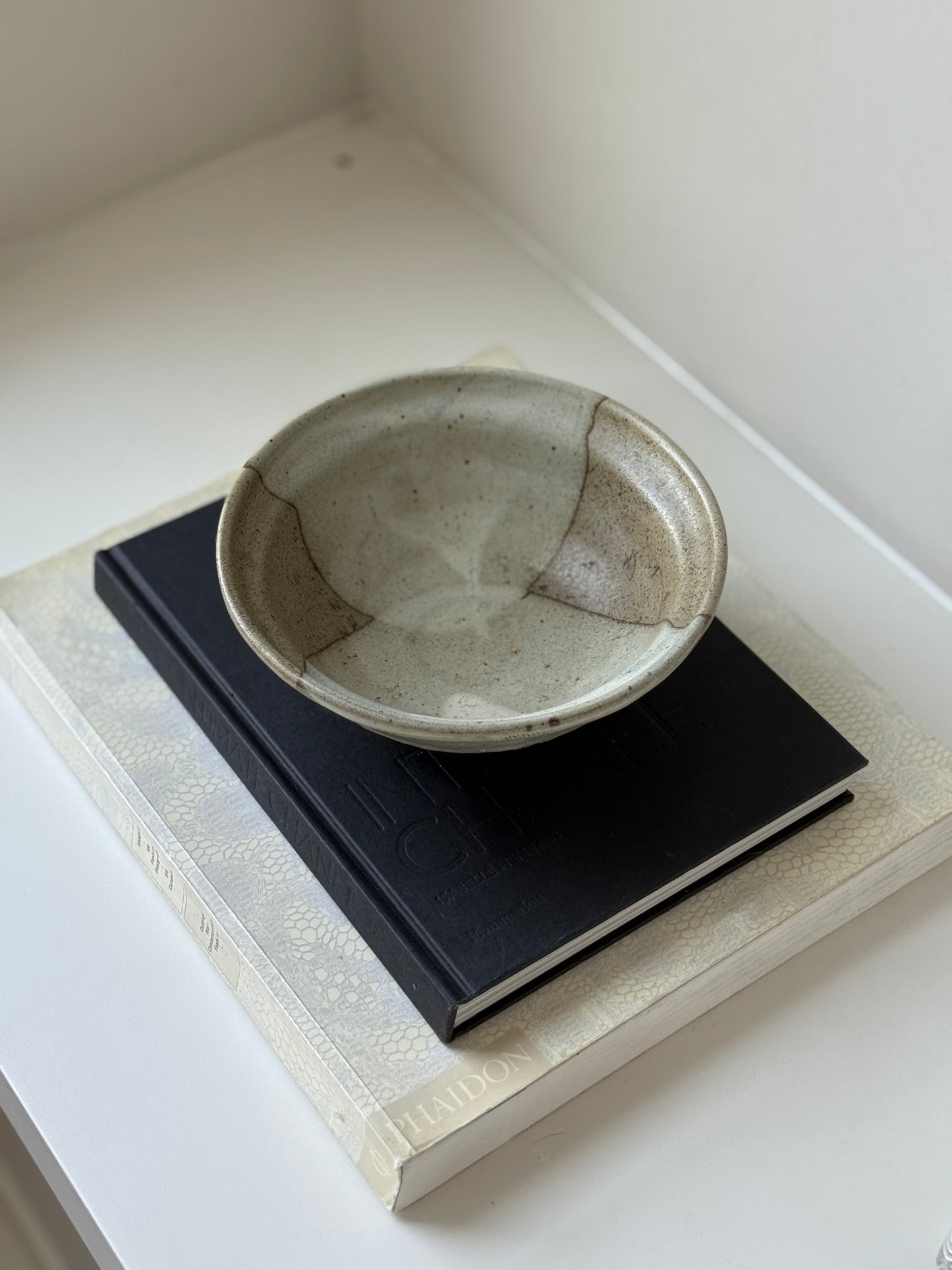 Handmade Stoneware Bowl — Natural Speckled Glaze