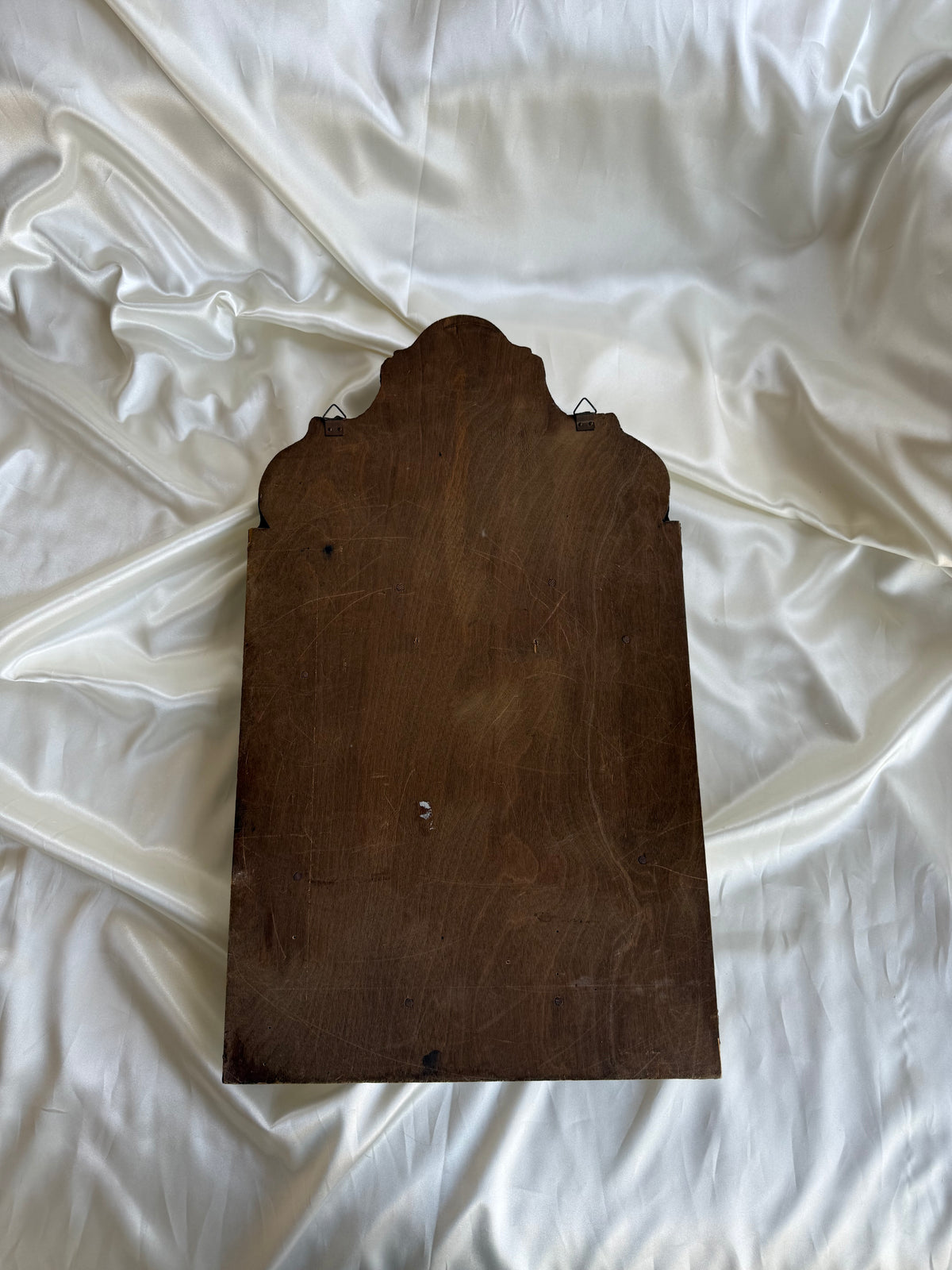 Antique Dutch Art Nouveau Brass Mirror Cabinet with Original Brushes | Circa 1900