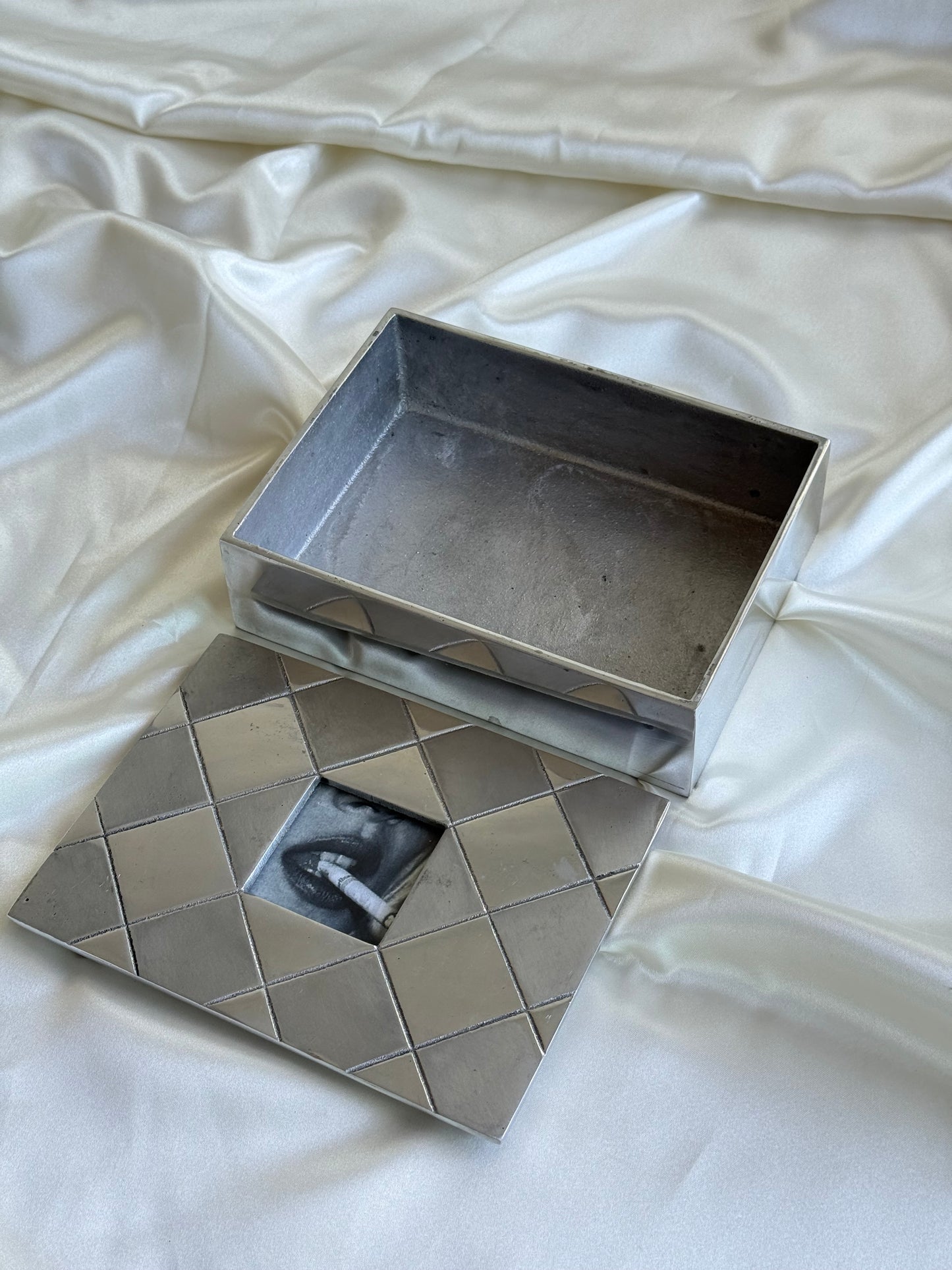 Vintage Metal Keepsake Box – Made in Mexico